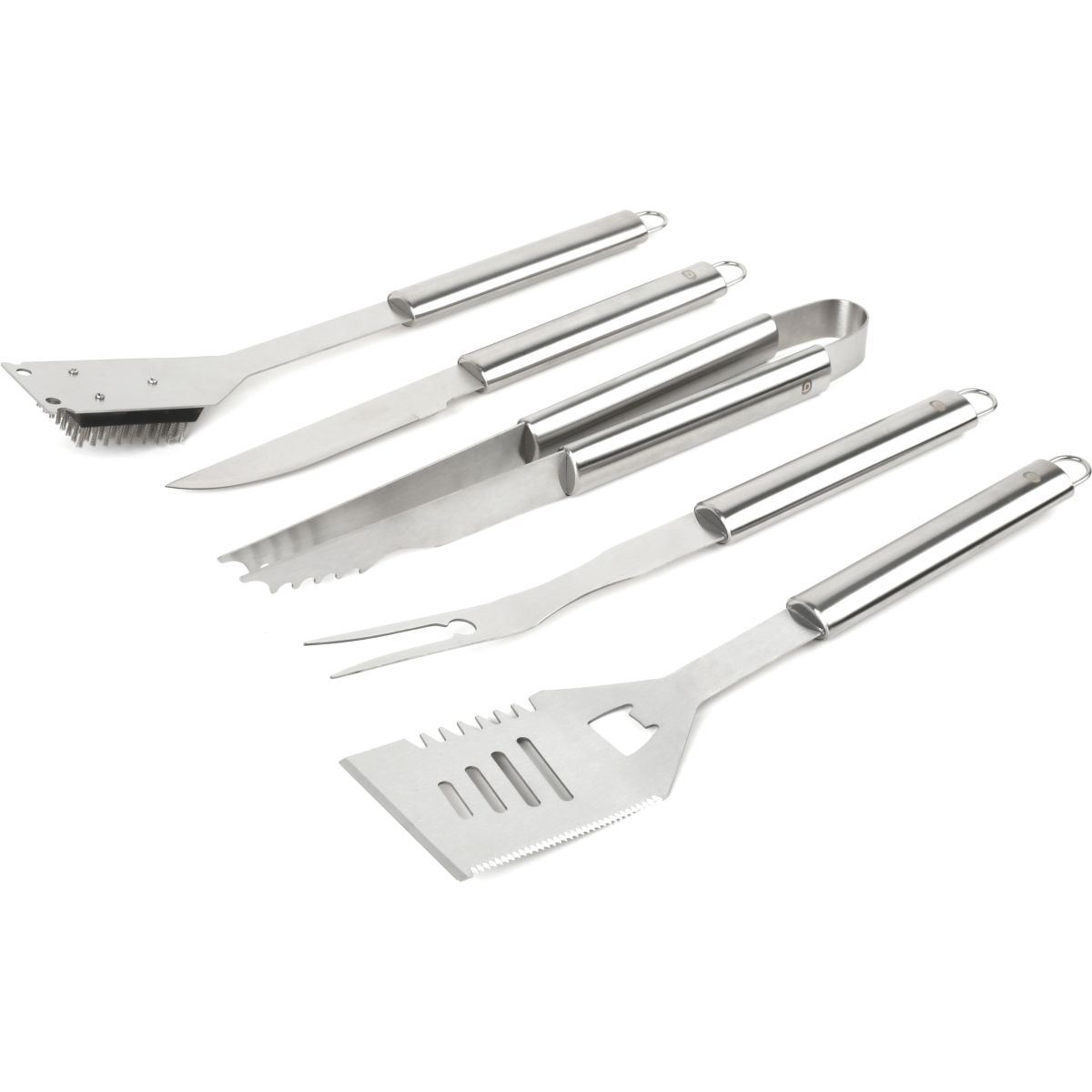 Ustensile barbecue MALETTE Set 5 pièces couleur unique, ESSENTIEL B