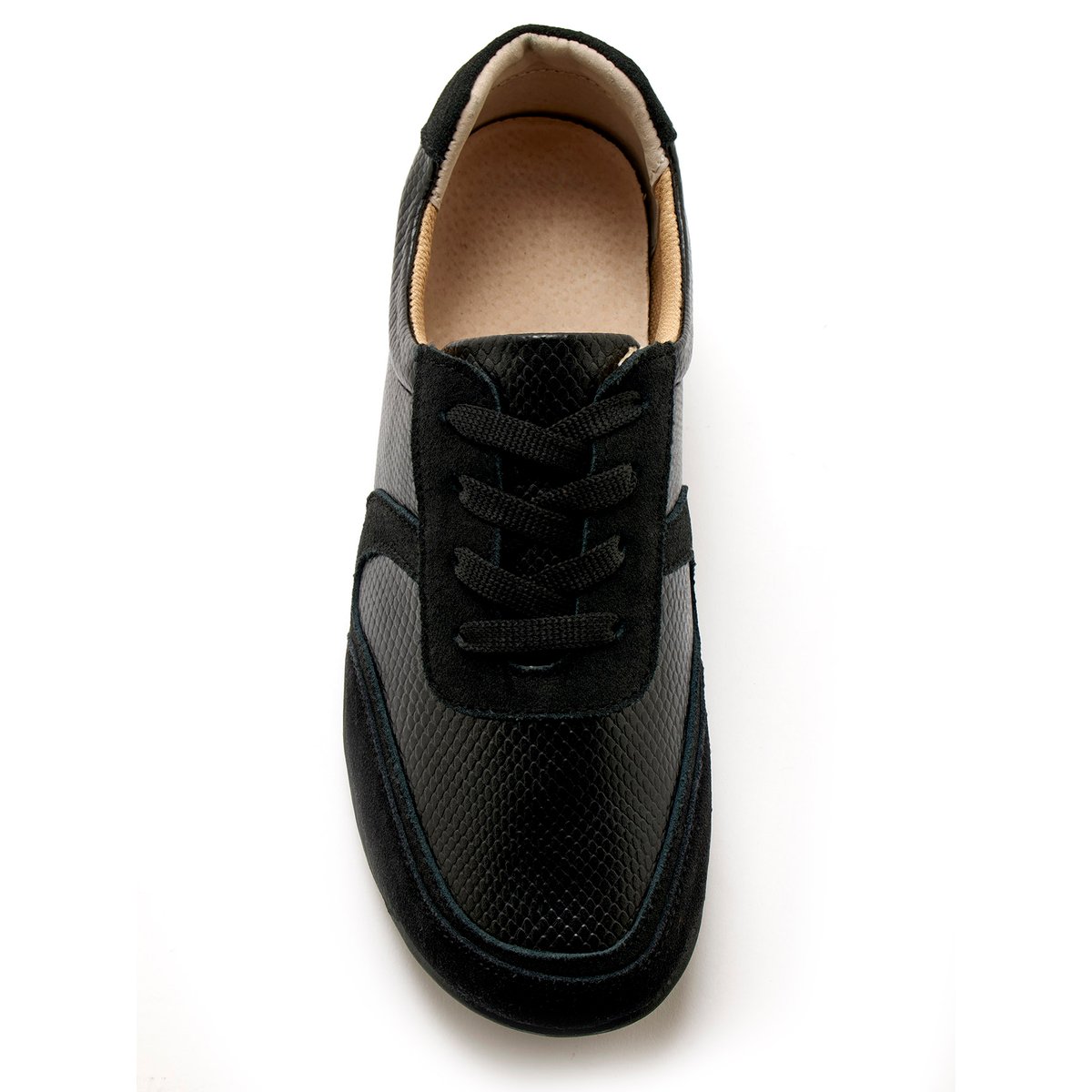 Derbies cuir semelle amovible noir, PEDICONFORT