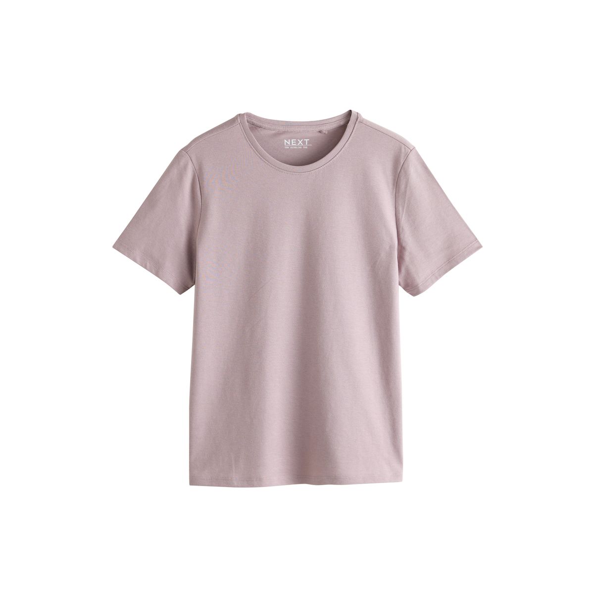 T-shirt slim ras du cou, lot de 3 rouge/mauve/blanc, NEXT