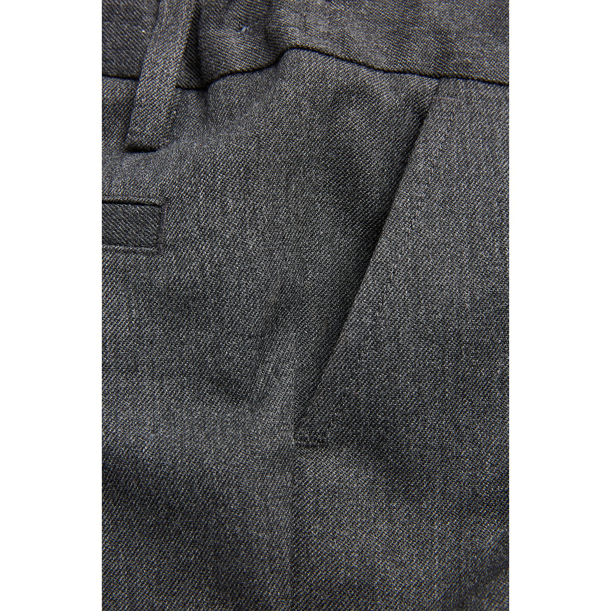 Pantalon d'école droit habillé à enfiler gris, NEXT