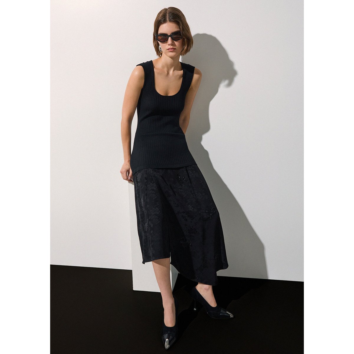 Robe avec Broderies Bijoux noir, LIU JO