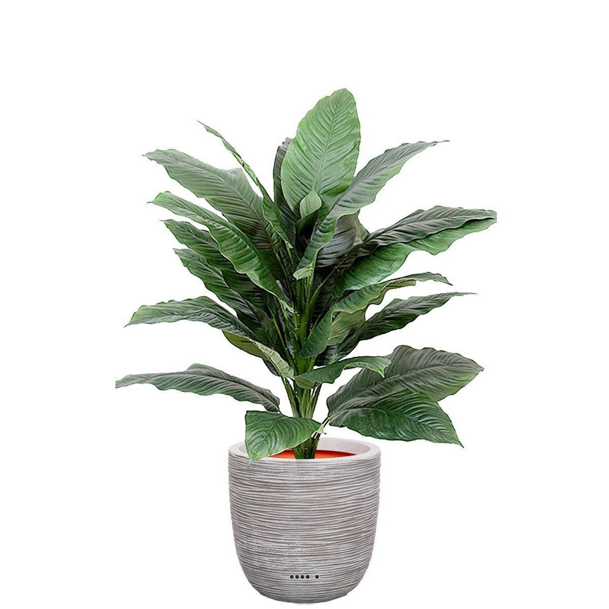 Spathifyllum artificiel en pot, vert, ARTIFICIELLES