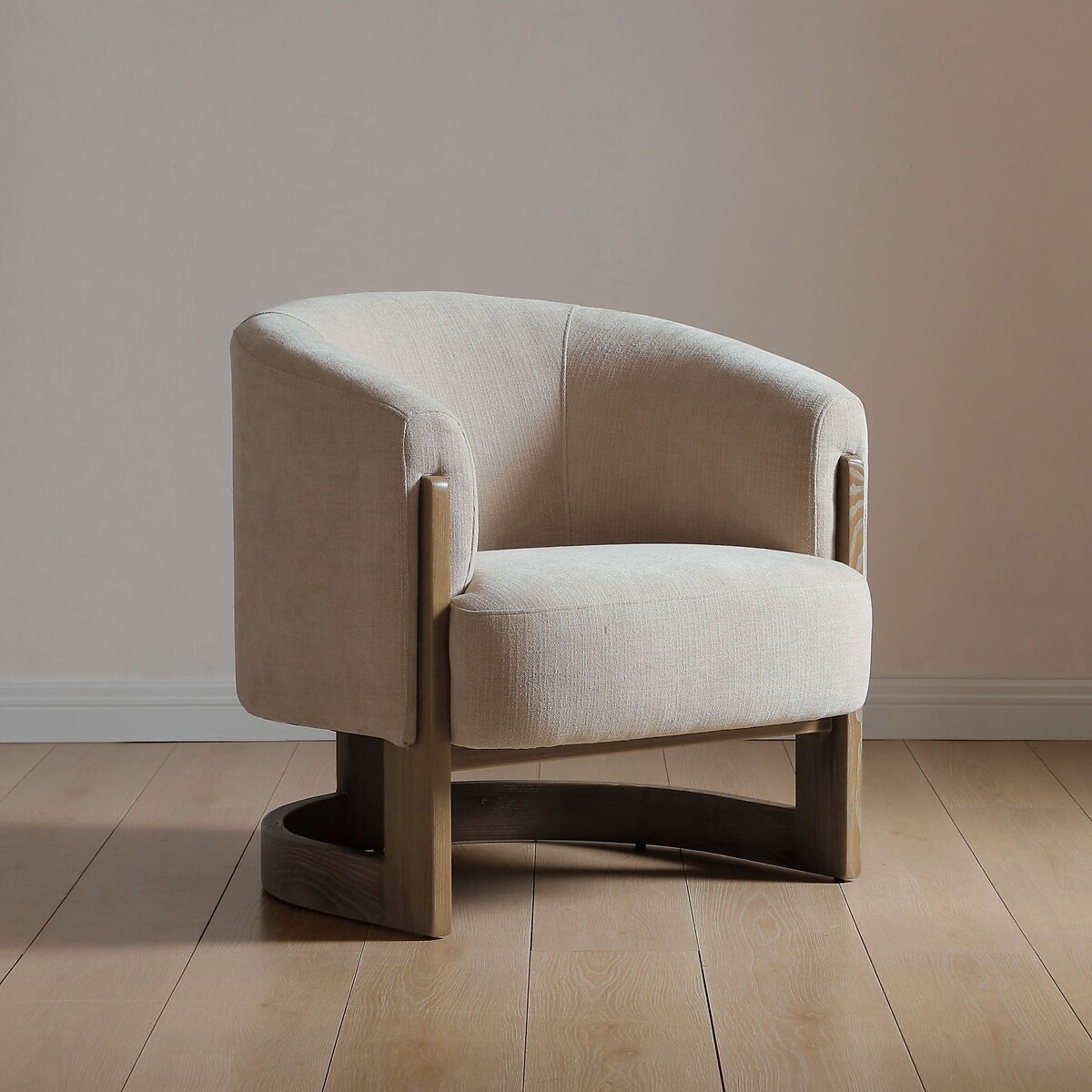 Leland Curve Chenille Tub Chair light taupe, ÉDITÉ