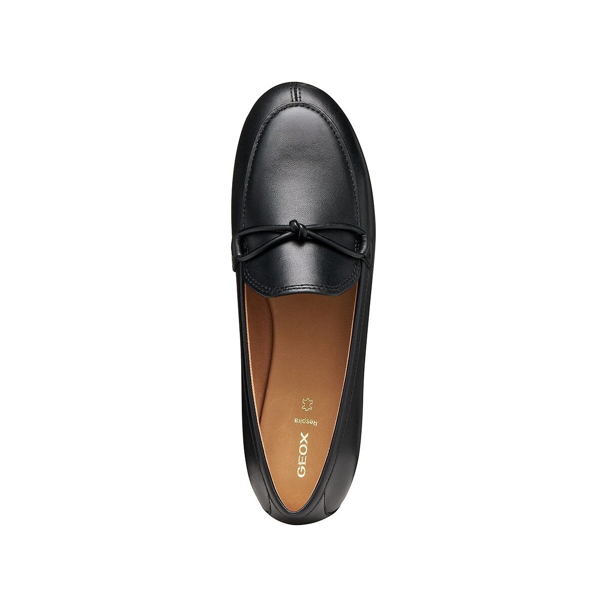 Mocassins en cuir New Palmaria noir, GEOX