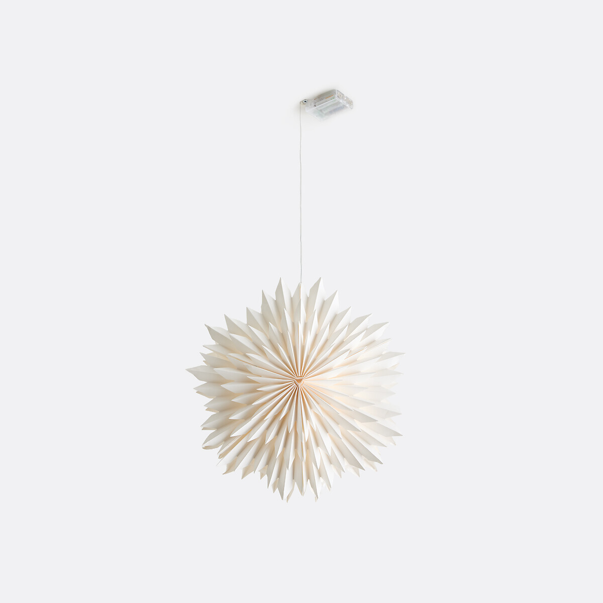 Étoile lumineuse à suspendre en papier, diamètre 38 cm, CASPAR ecru, LA REDOUTE INTERIEURS