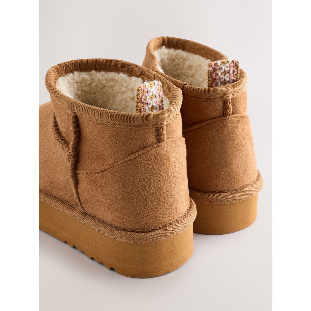 Bottines chaussons marron fauve, NEXT