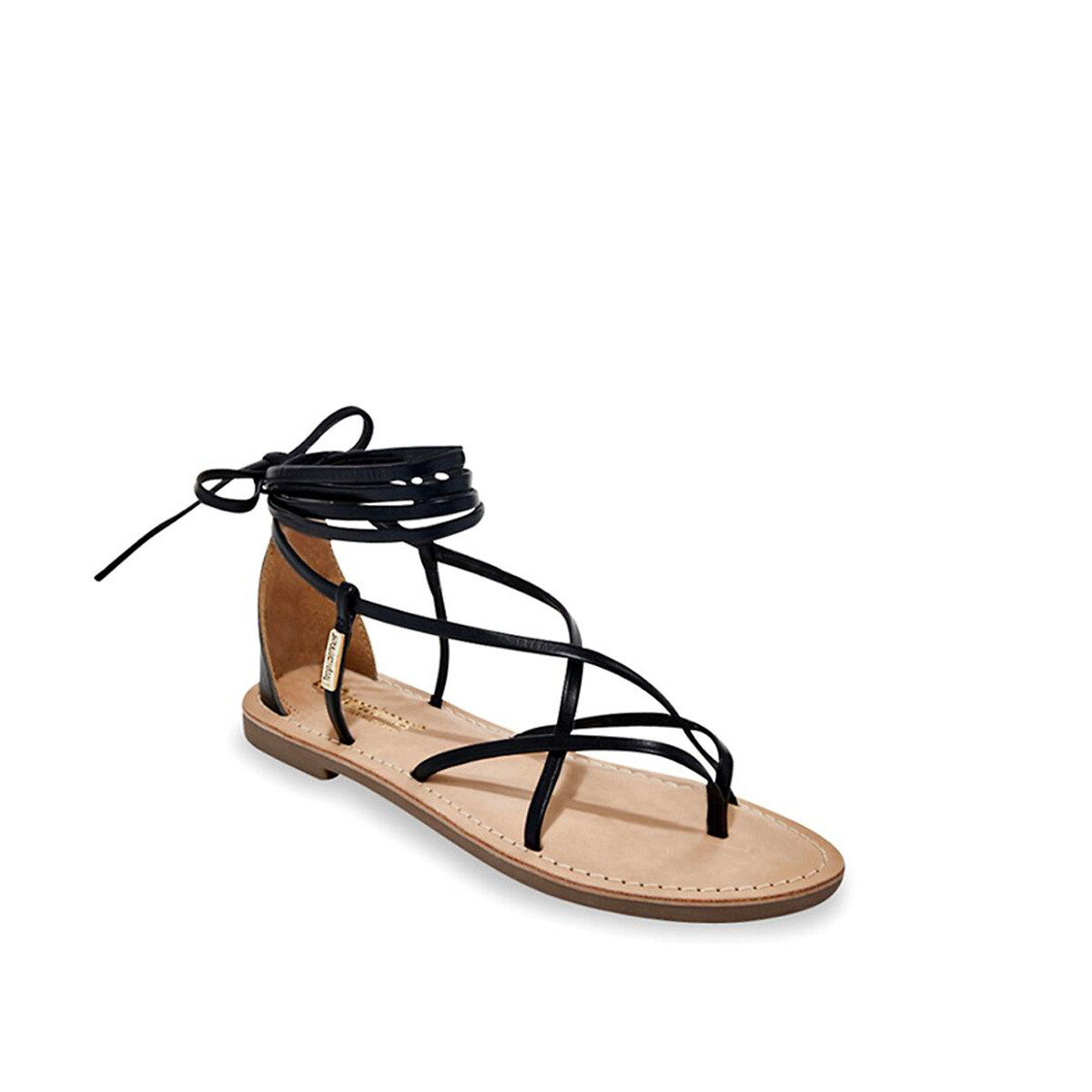 Djoya Leather Multi-Strap Sandals black, LES TROPEZIENNES PAR M.BELARBI