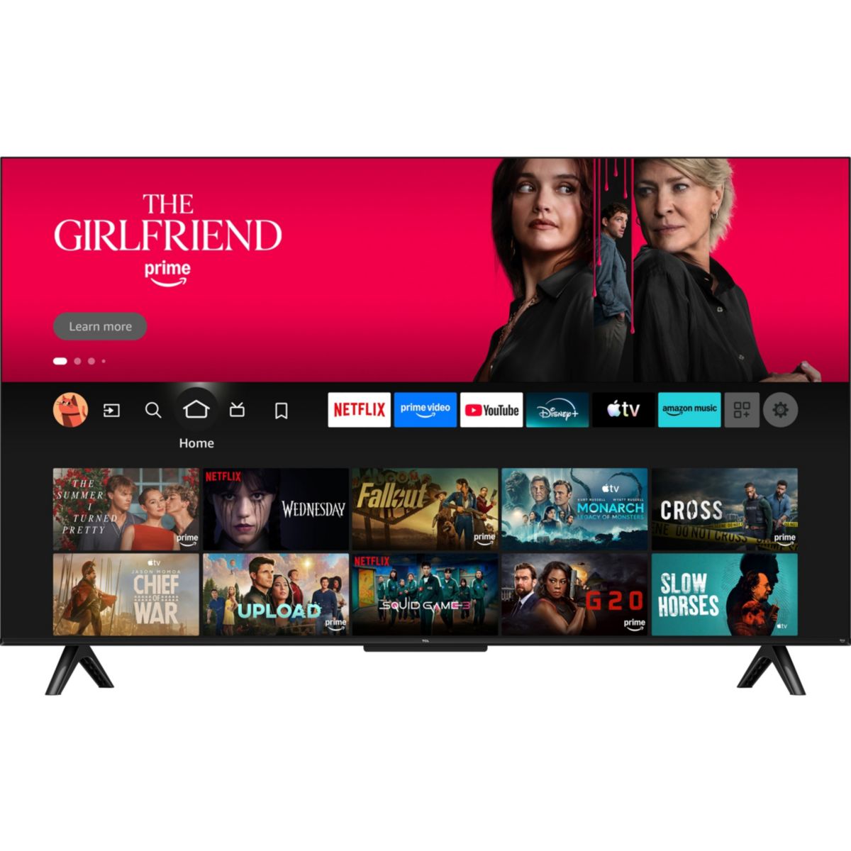 TV LED 43V6D (2026) 43" (109 cm) couleur unique, TCL
