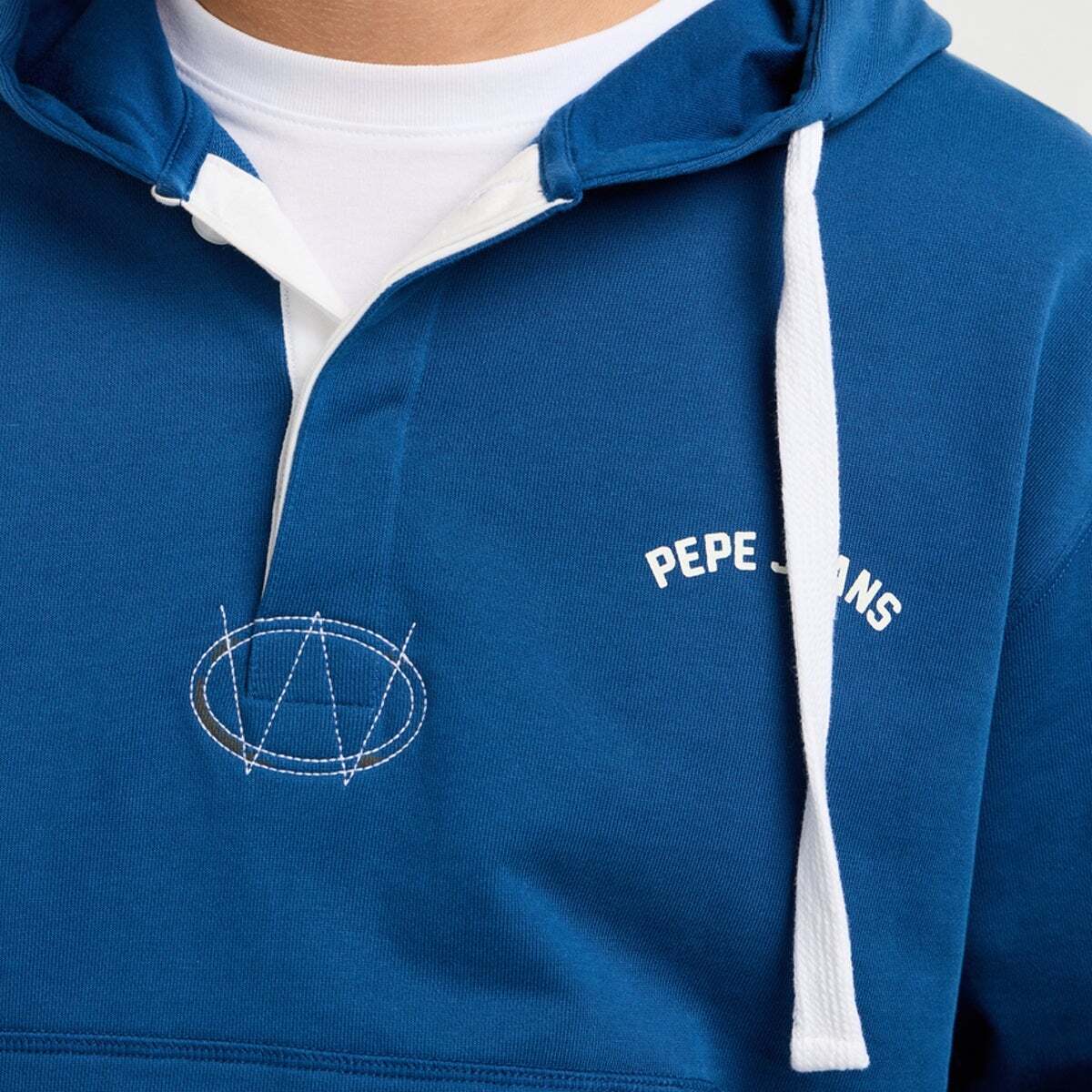 Sweat À Capuche Coupe Décontractée encre bleue, PEPE JEANS