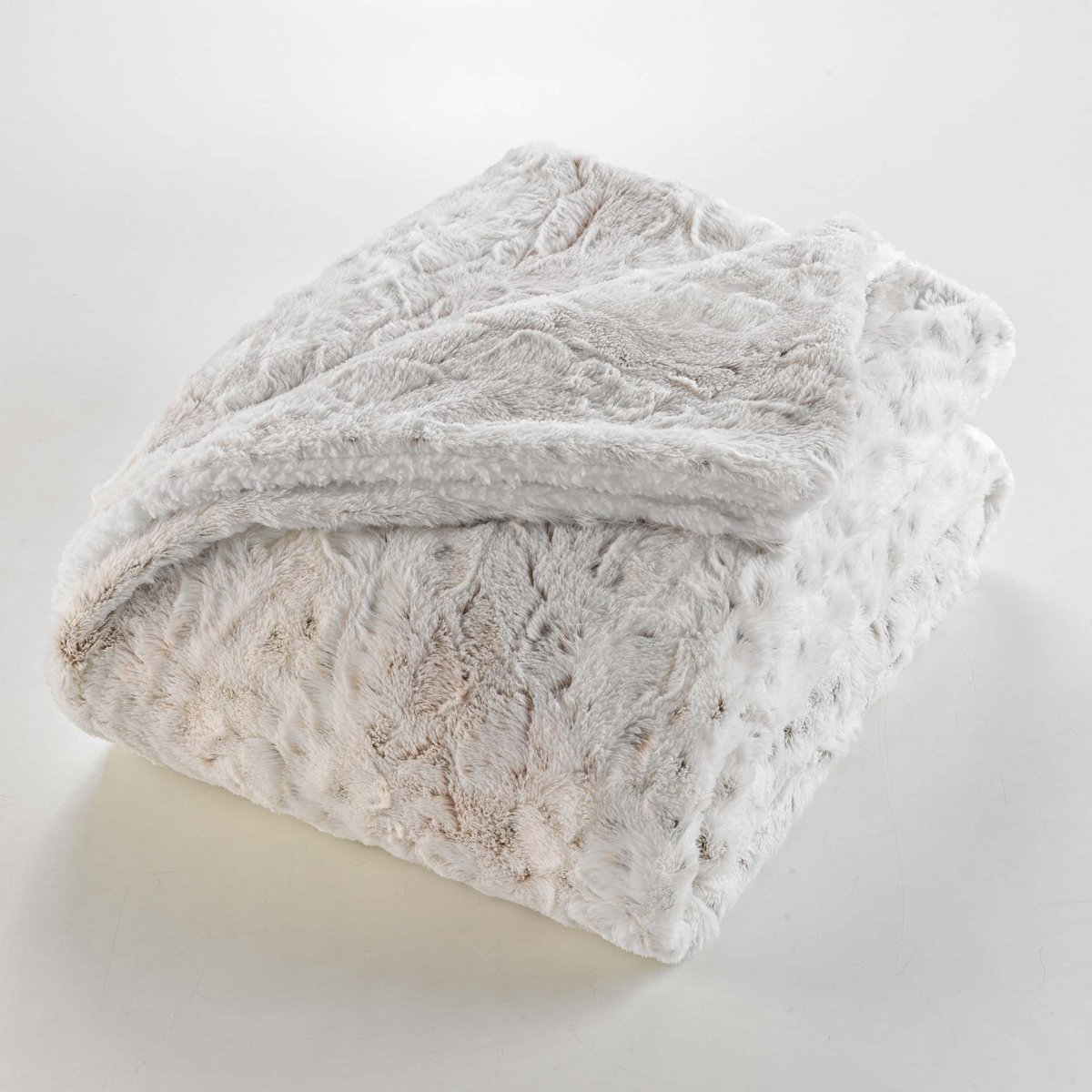 Plaid sherpa Douceur alaska blanc, EDEN