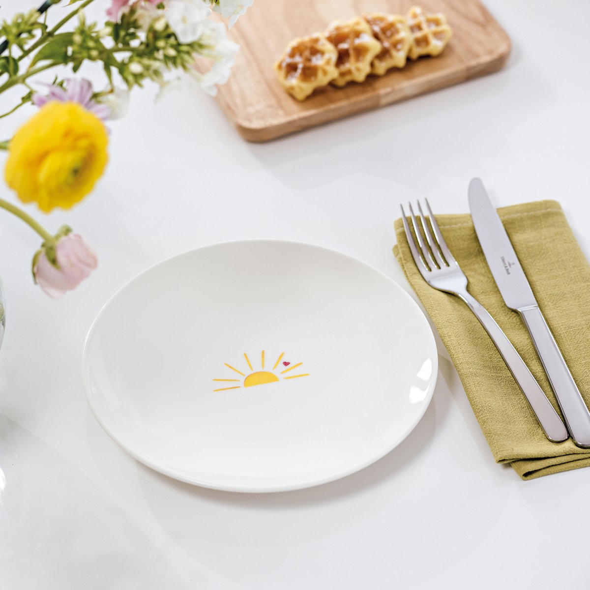 Assiette À Dessert Hello Sunshine WITH LOVE couleur unique, LIKE. BY VILLEROY & BOCH
