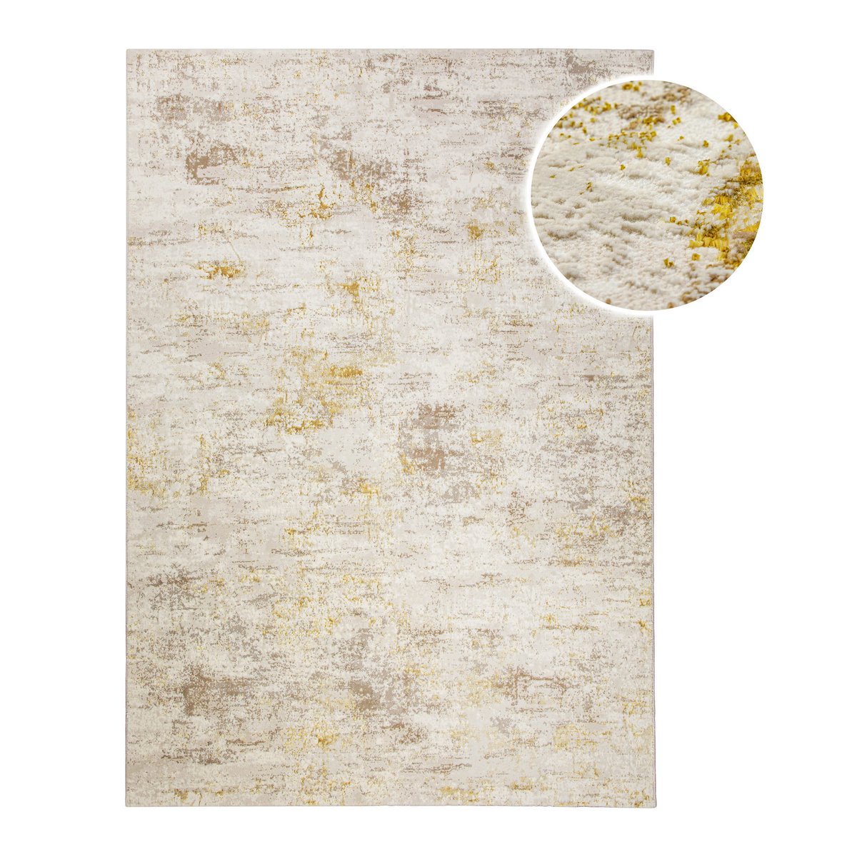 WECONhome Feel Vintage 2.0 par Esprit, tissé machine, tapis poils courts, certifié OEKO-TEX® ,  Feel Vintage 2.0 crème doré, ESPRIT