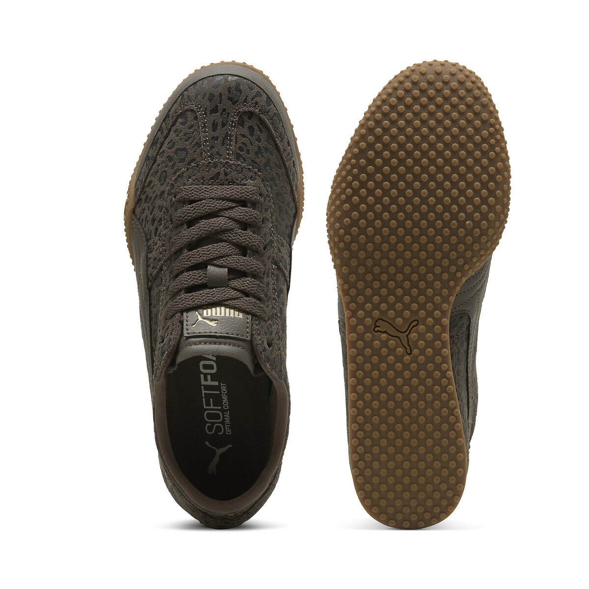 Baskets BELLA UT CAT marron léopard, PUMA