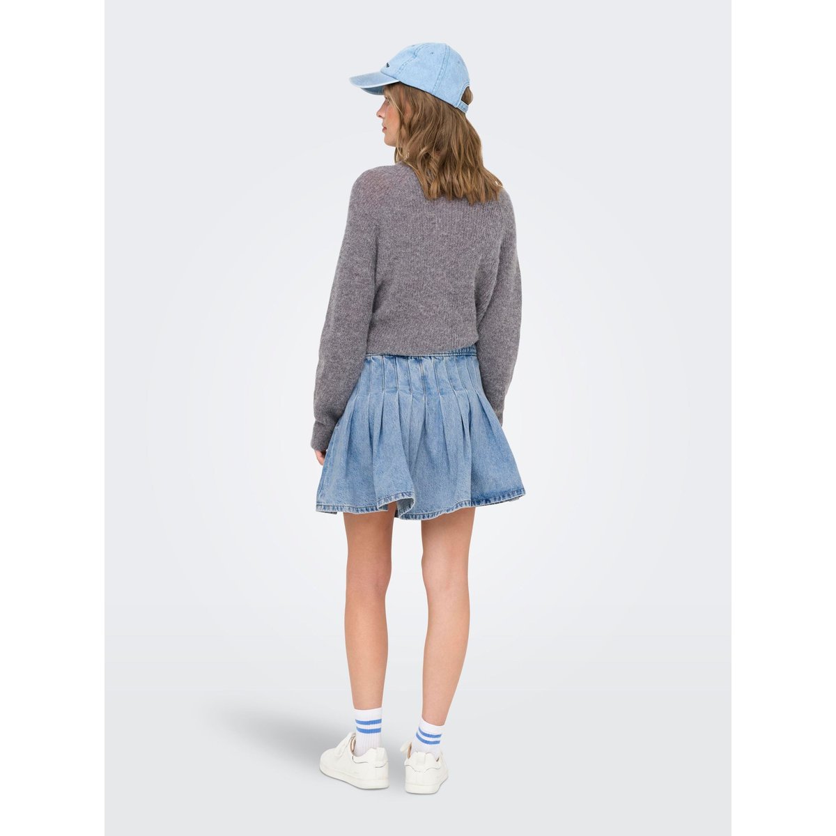 Jupe En Denim medium blue denim, ONLY