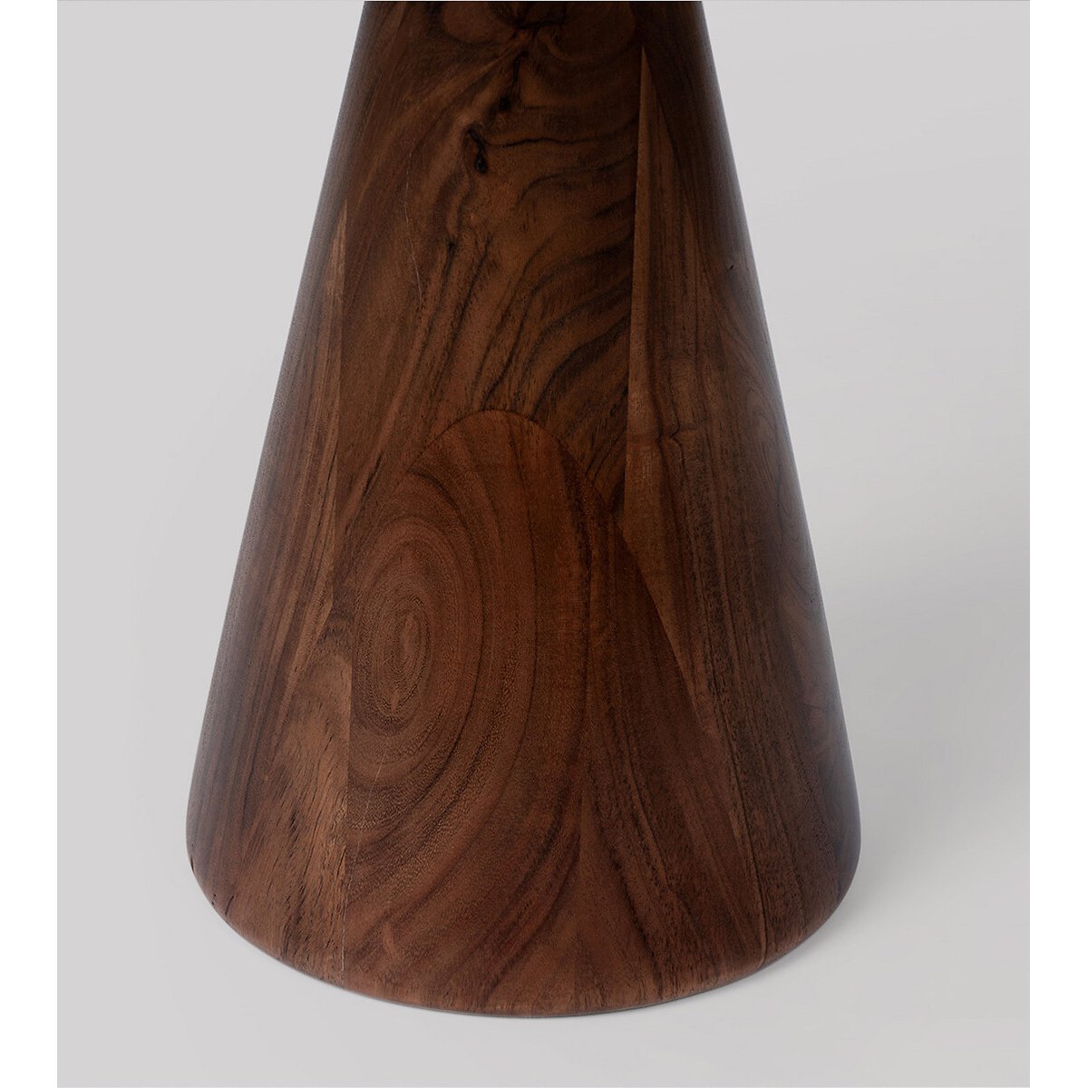 Figura Acacia Wood Side Table dark acacia wood, SWOON