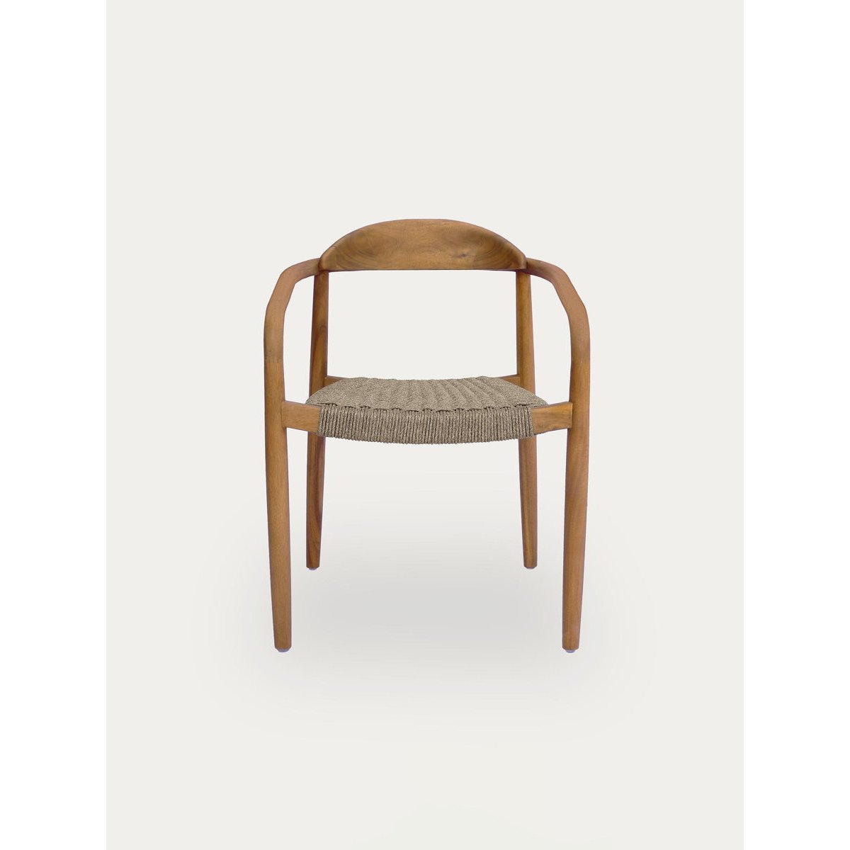 Chaise extérieur Bois Beige clair-NABIRE beige clair, KENAY