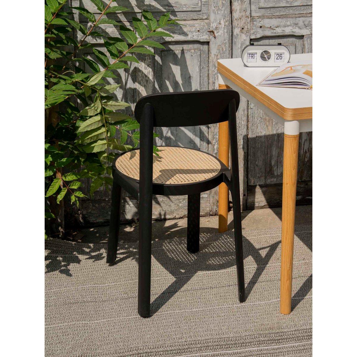 Chaise Brulla de Miniforms Alma N°1756 - Bon état noir, DEBONGOUT