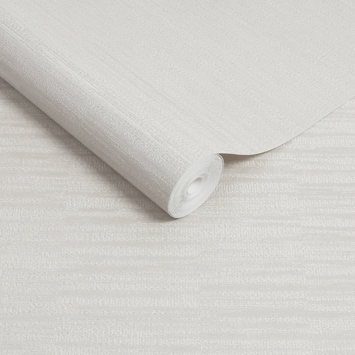 Papier peint Lignes structurées Latte blanc cassé, SUBLIME