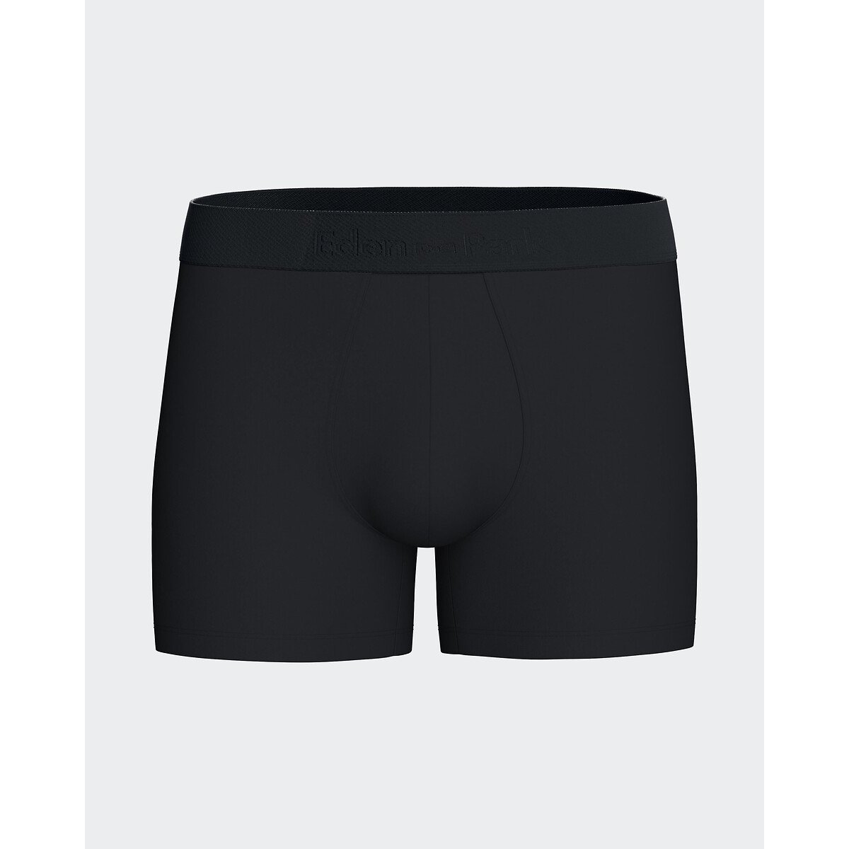 Lot de 2 boxers, 1 uni + 1 imprimé pois bleu marine + imprimé, EDEN PARK