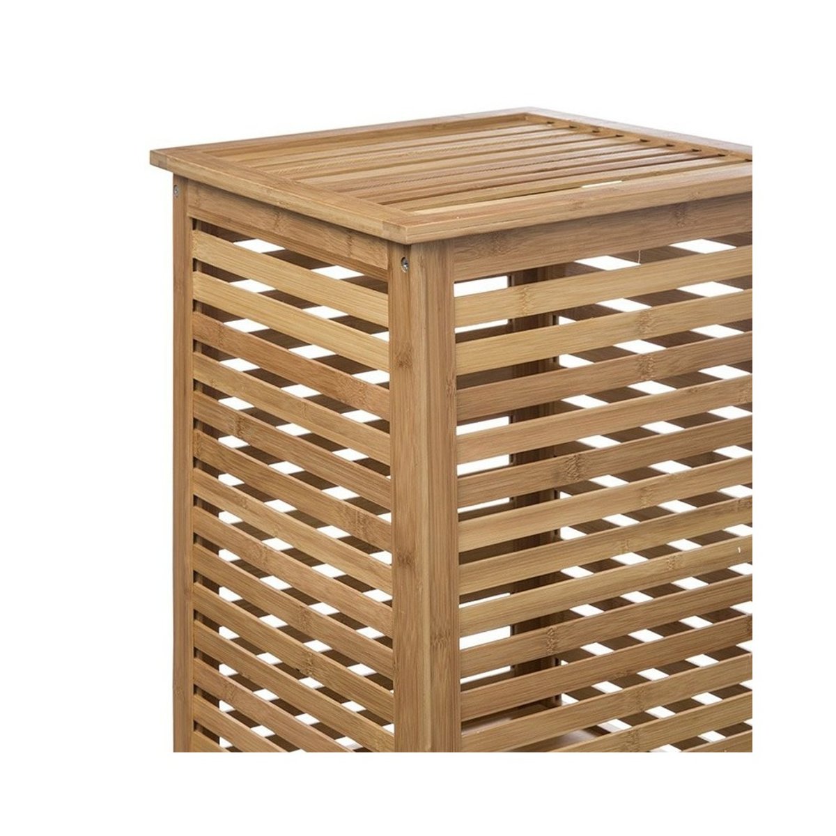 Panier à linge Sicela bambou beige, ATMOSPHERA