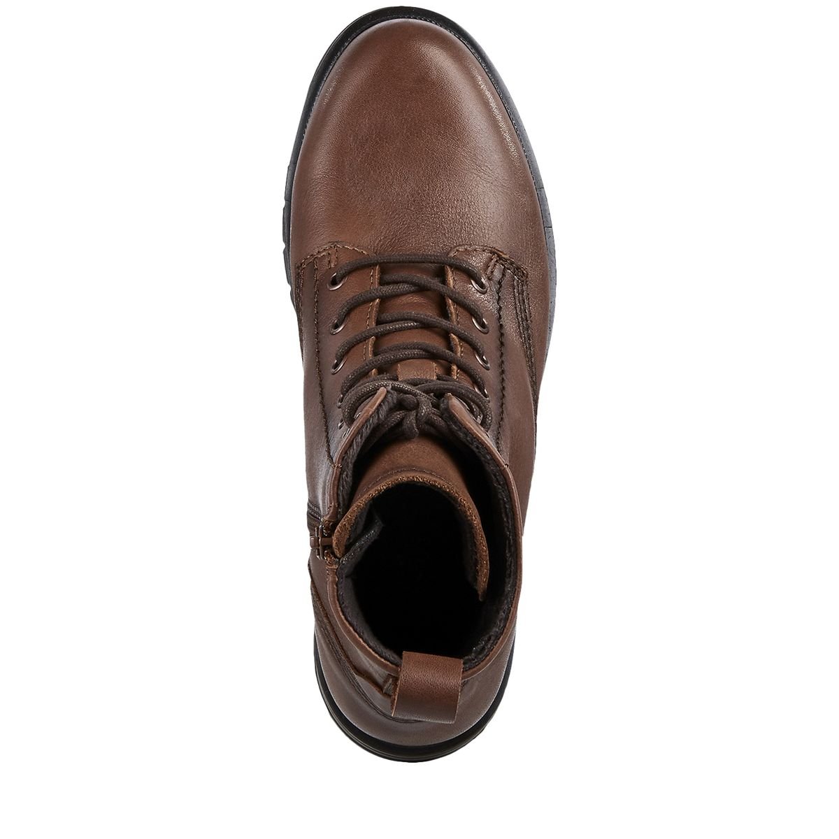 Bottine marron cognac cuir, TAMARIS