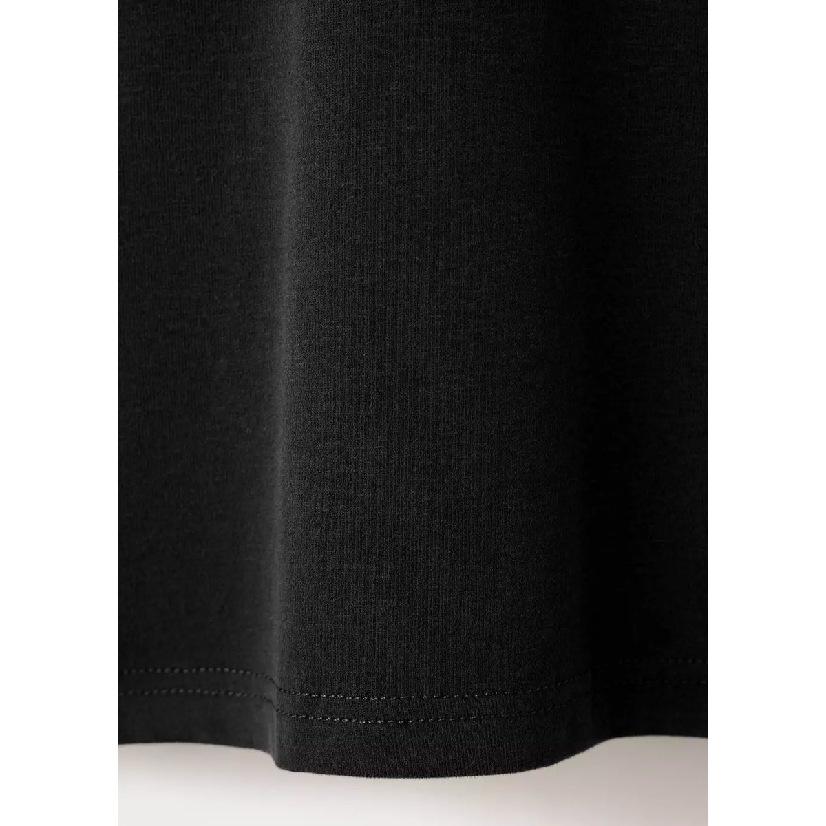 T-shirt en coton à col roulé noir, MANGO KIDS
