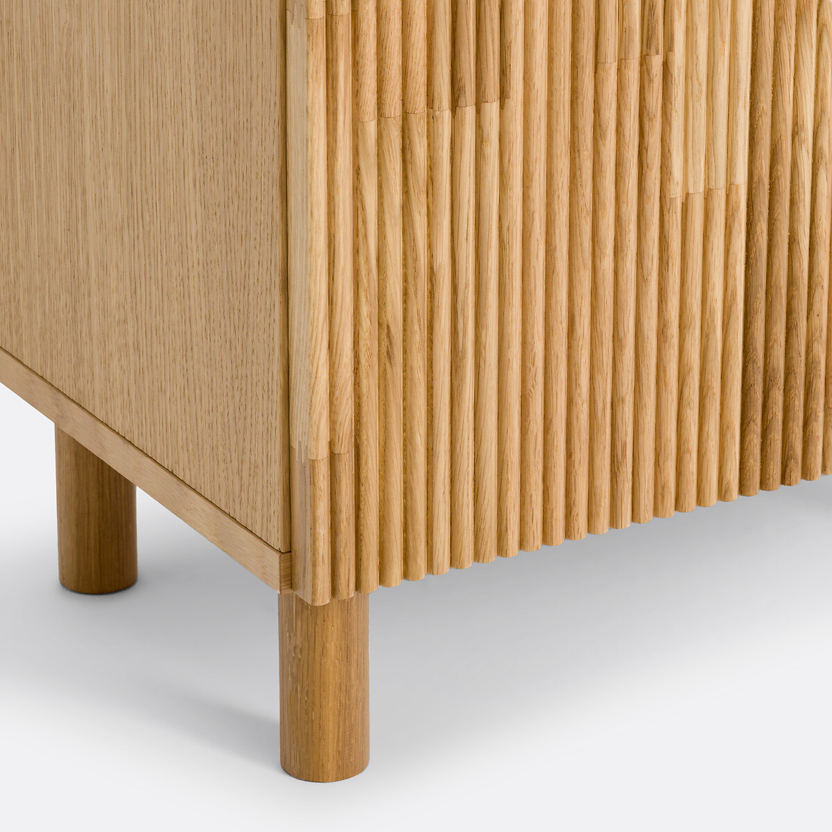 Armadio a 3 ante, rovere e impiallacciato, BILBAO naturale , LA REDOUTE INTERIEURS