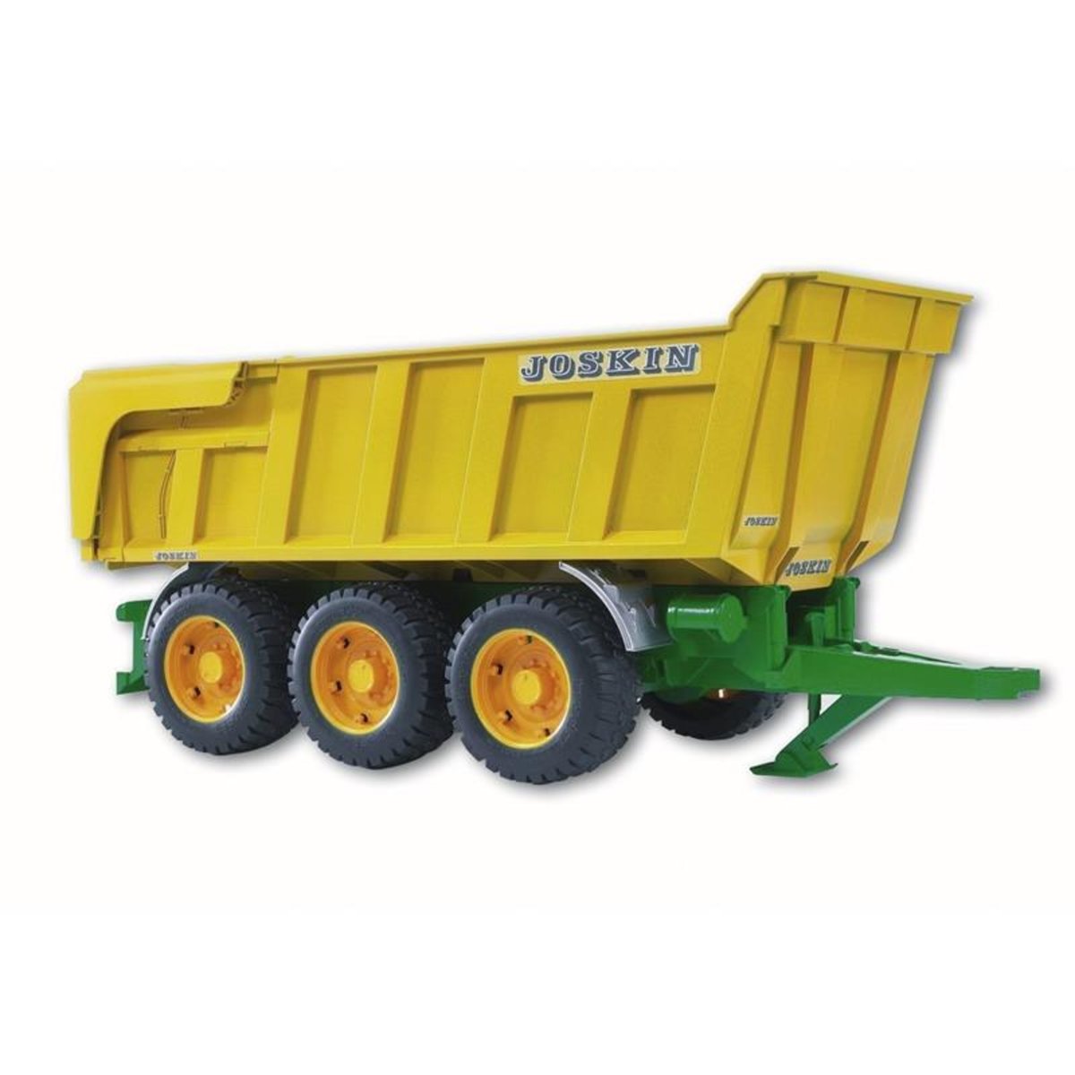 Remorque basculante Joskin jaune et vert, BRUDER