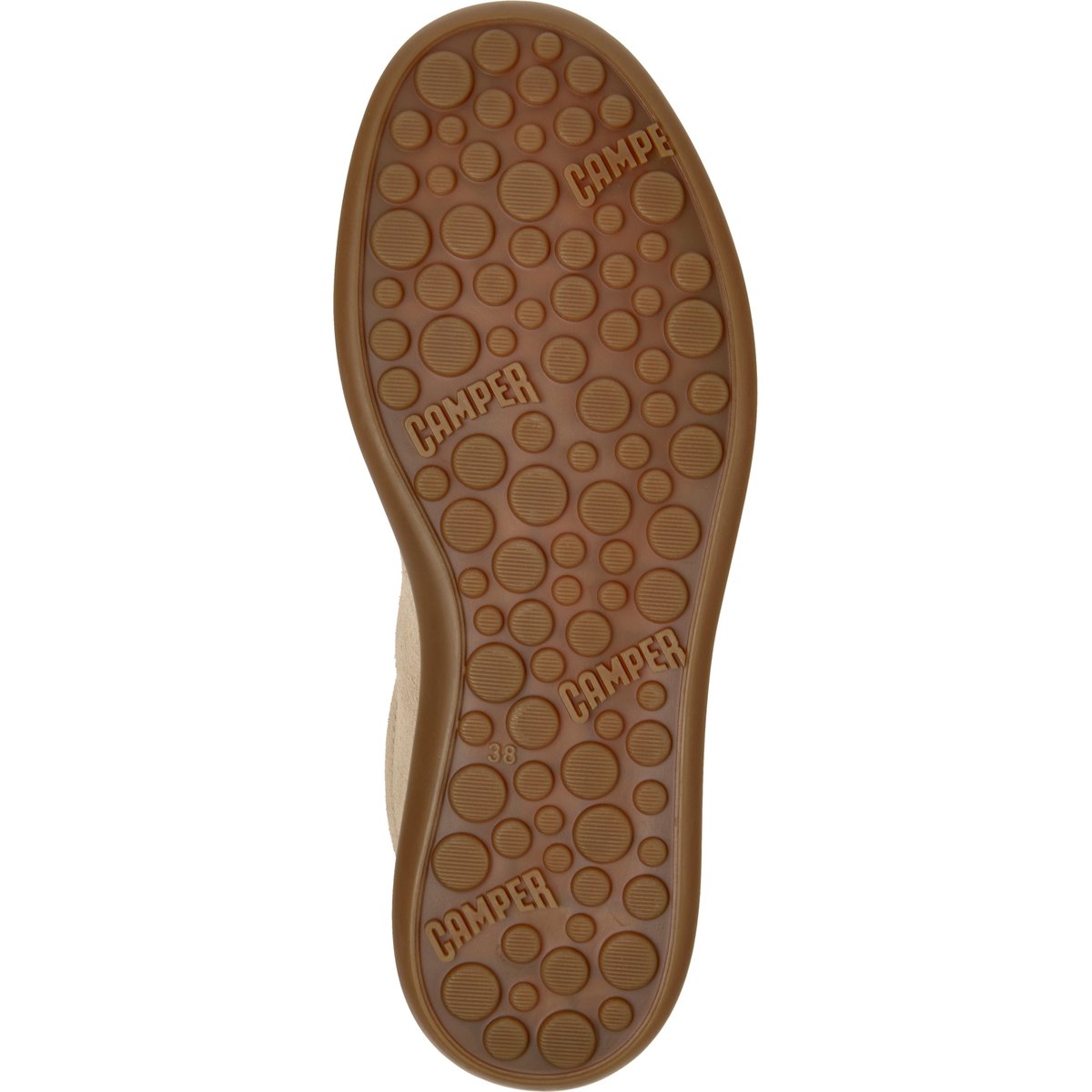 Baskets Pelotas Soller Suede Leather beige clair 036, CAMPER