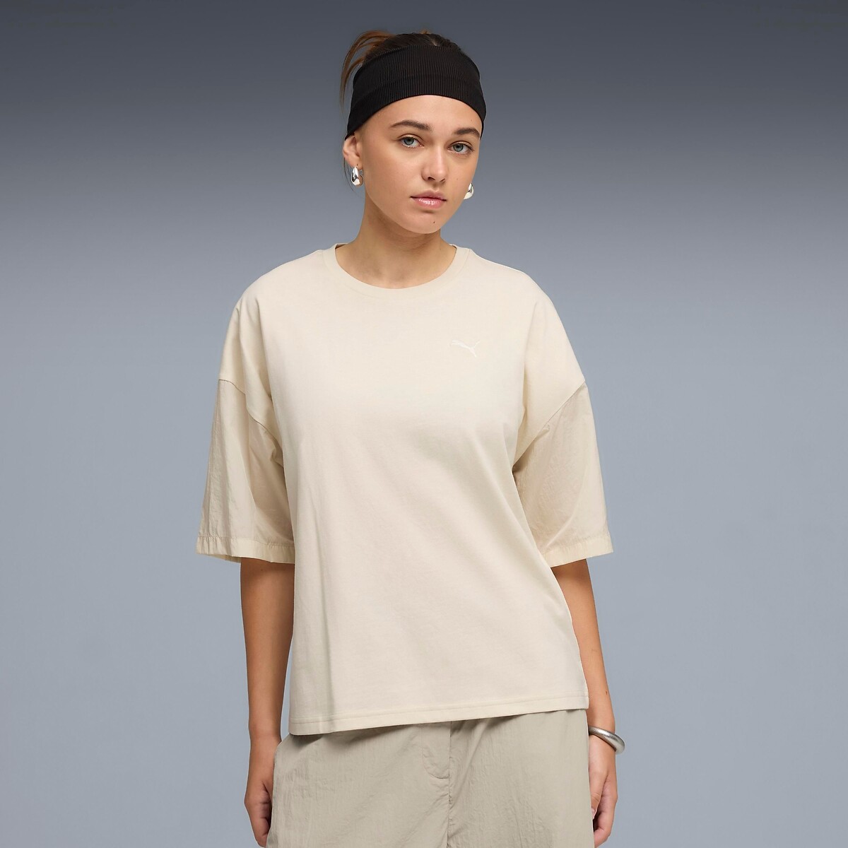 T-shirt oversize HER ecru, PUMA