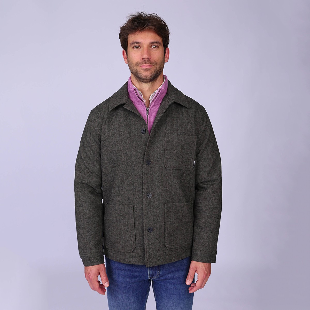 Veste peintre Harper marron, MISE AU GREEN