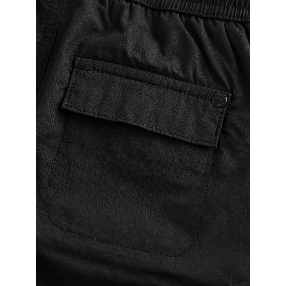 Pantalon cargo doublé noir, NEXT