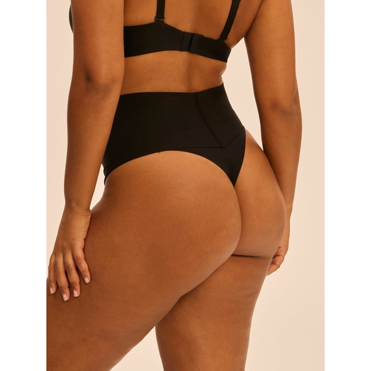String gainant taille haute, STORY noir, SIMONE PERELE