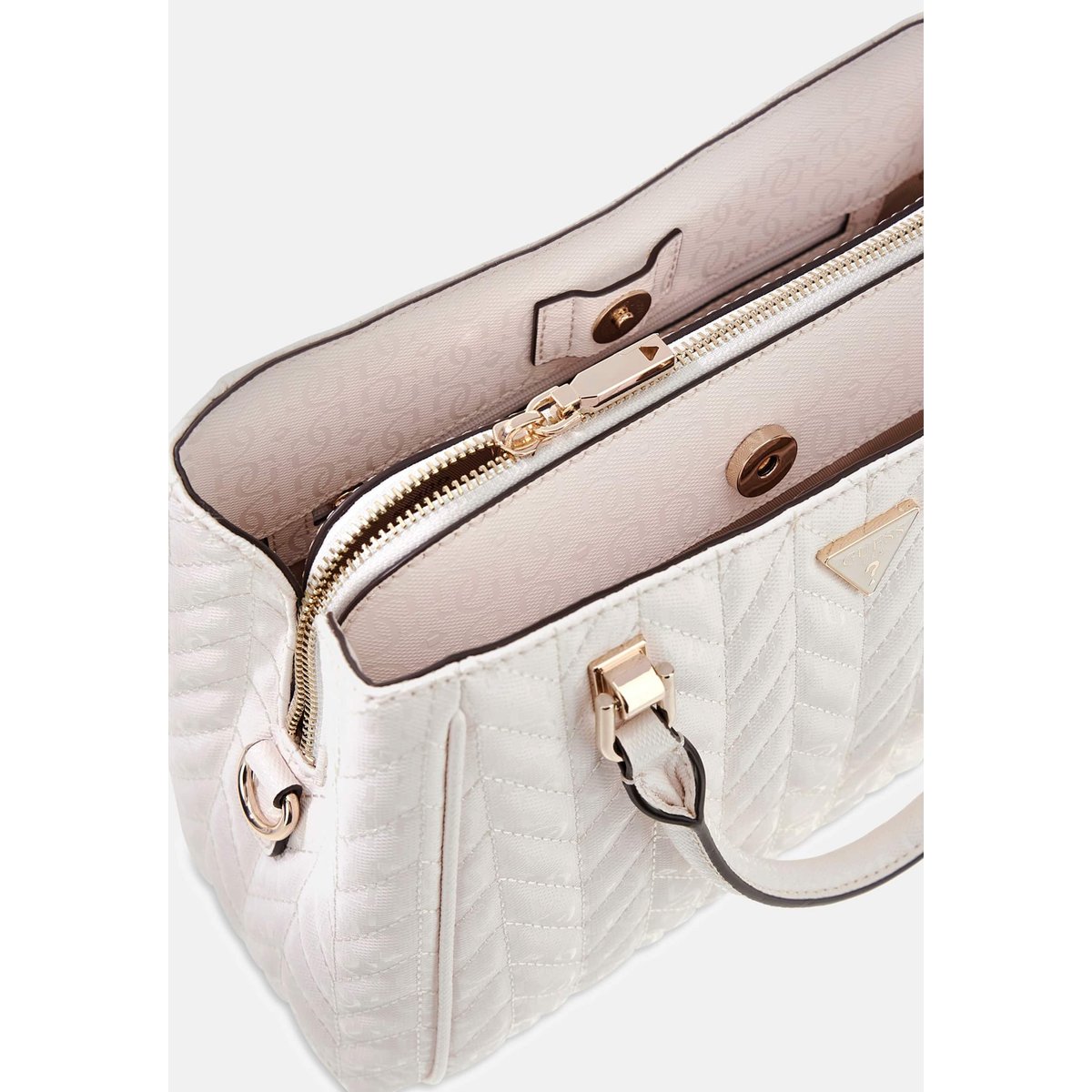 Sac Bandoulière Stacey blanc, GUESS