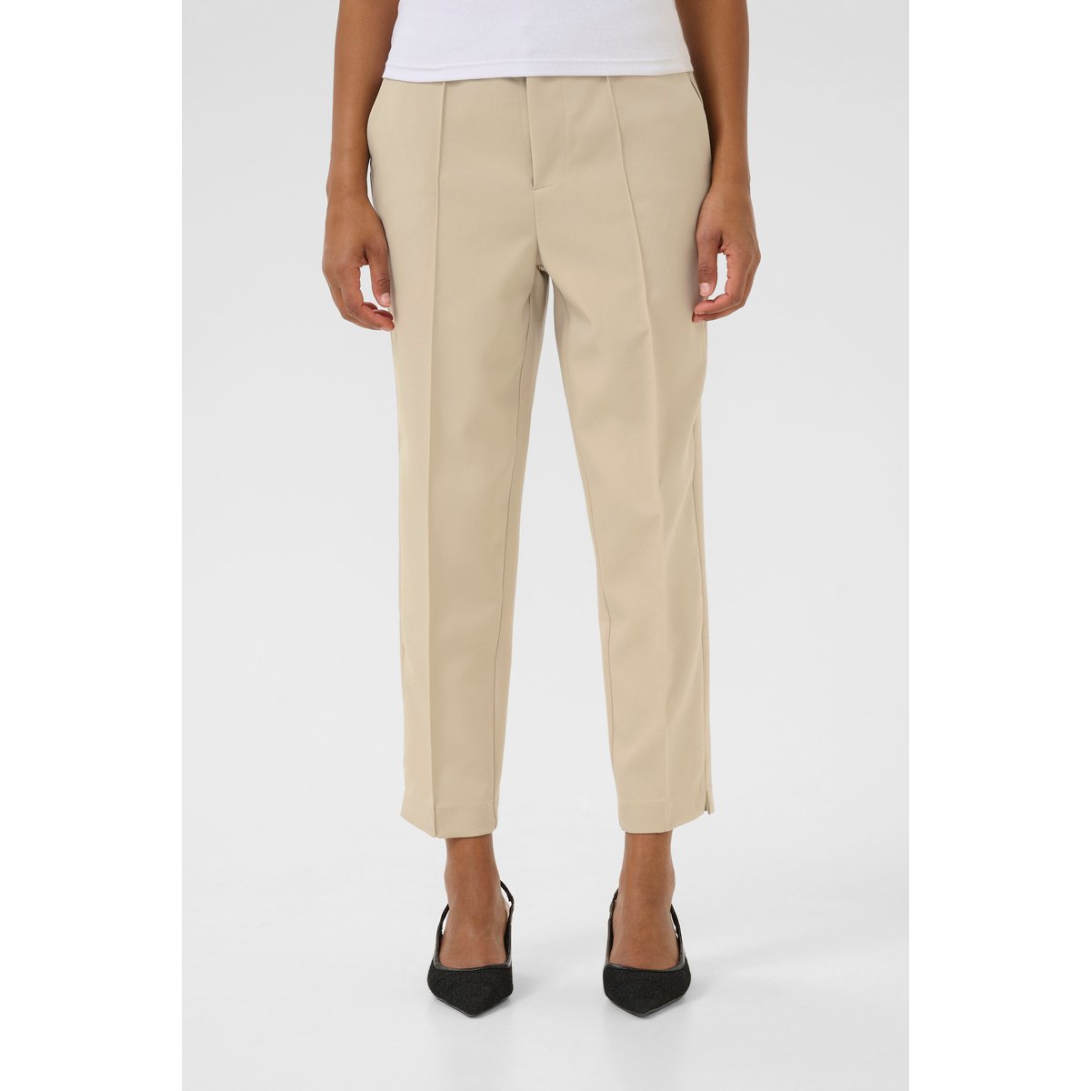 Pants Suiting beige feather gray, KAFFE