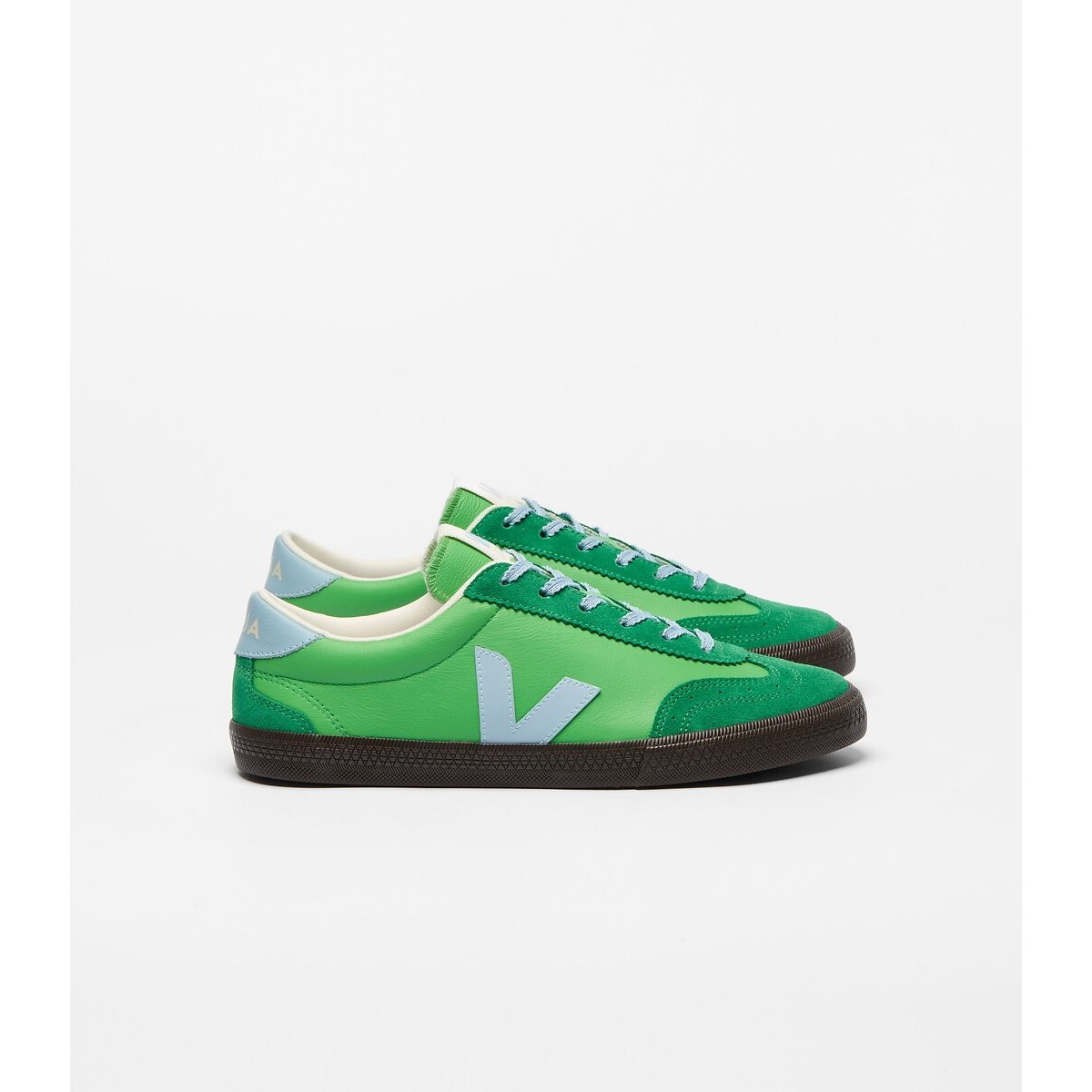 Volley Leather Trainers green, VEJA