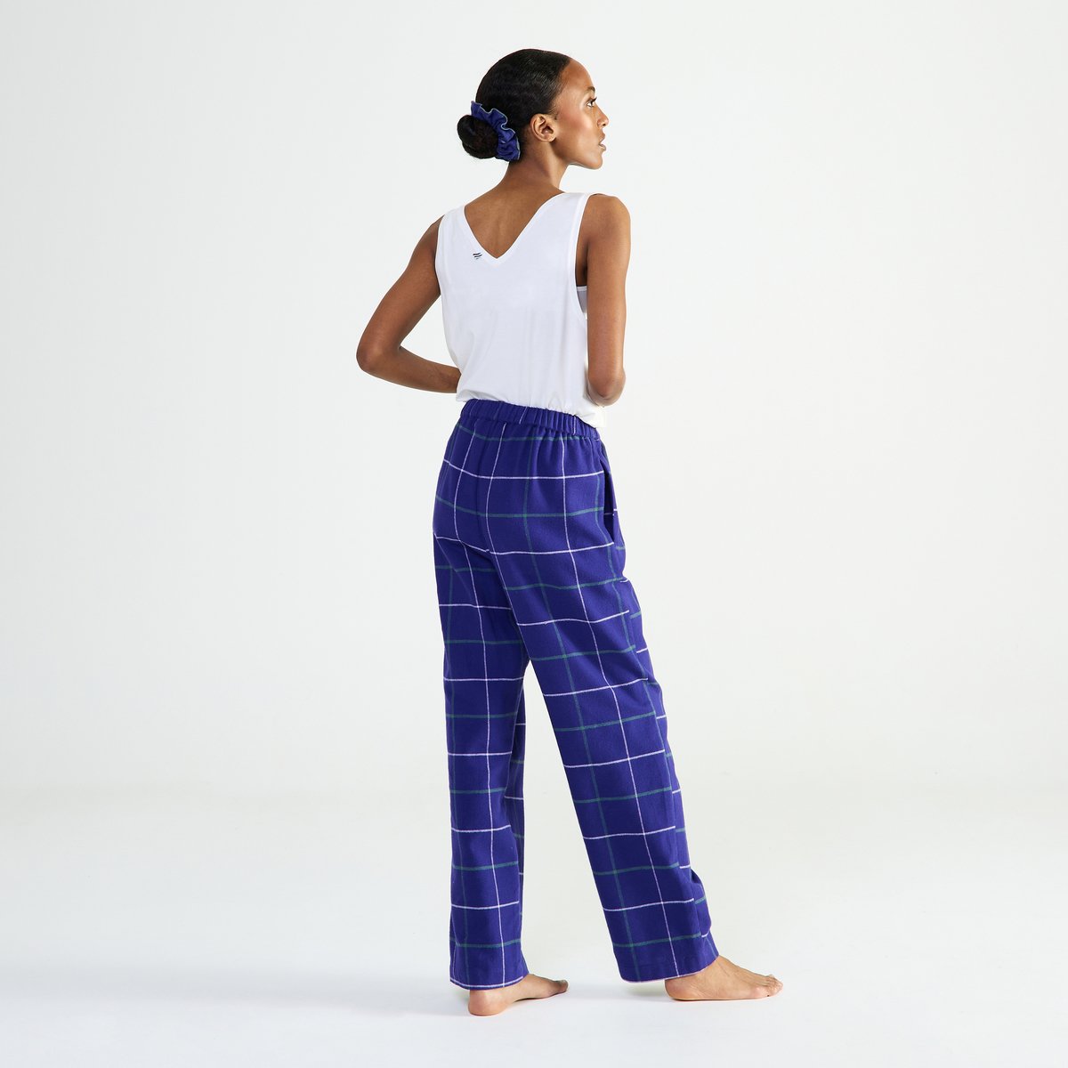 Pantalon en flanelle de coton DUO CHAUD boreales, LAURENCE TAVERNIER