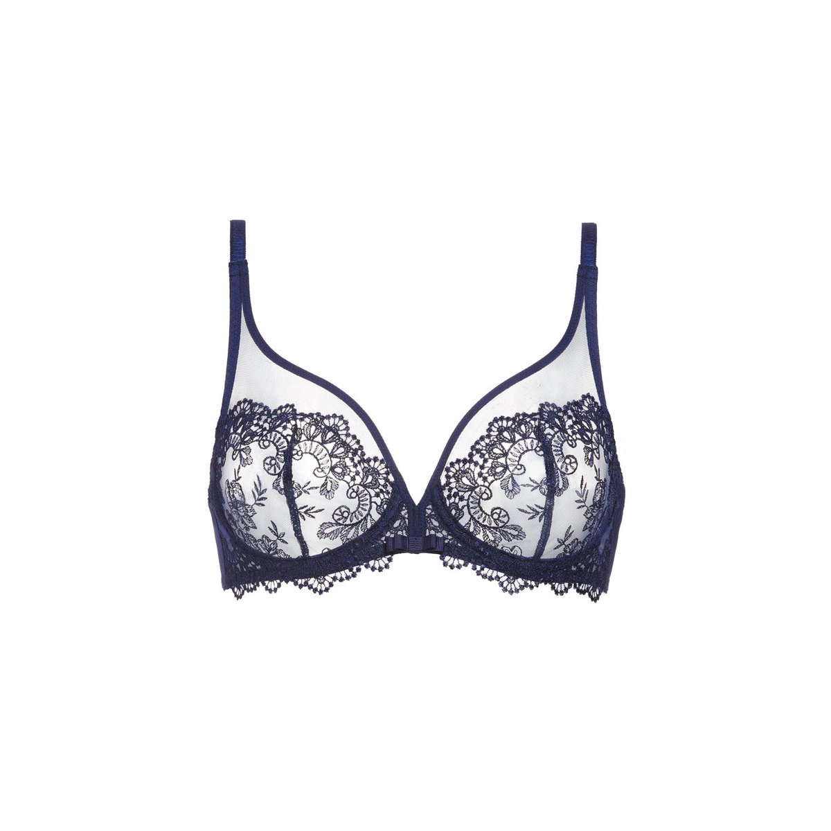 Soutien-gorge avec armature décolleté plongeant, PASSION minuit, SIMONE PERELE