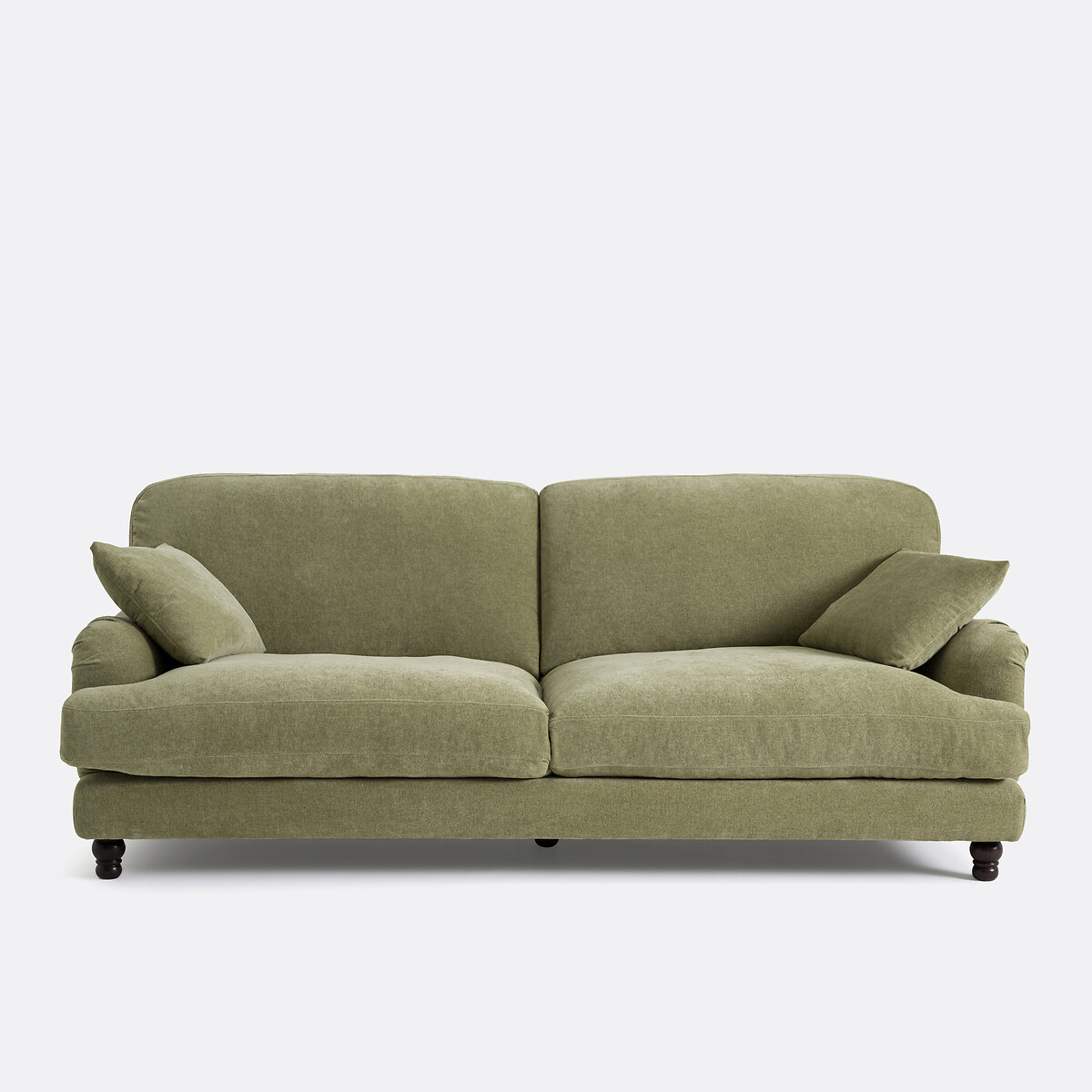 Canapé 3 ou 4 places, polyester chiné, NOON vert eucalyptus, LA REDOUTE INTERIEURS