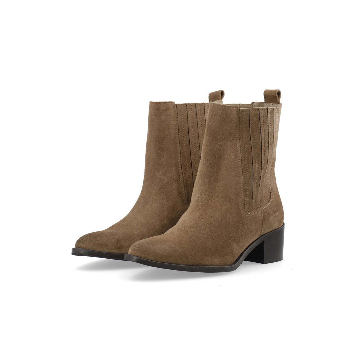 Bottes À Talons sand, BIANCO