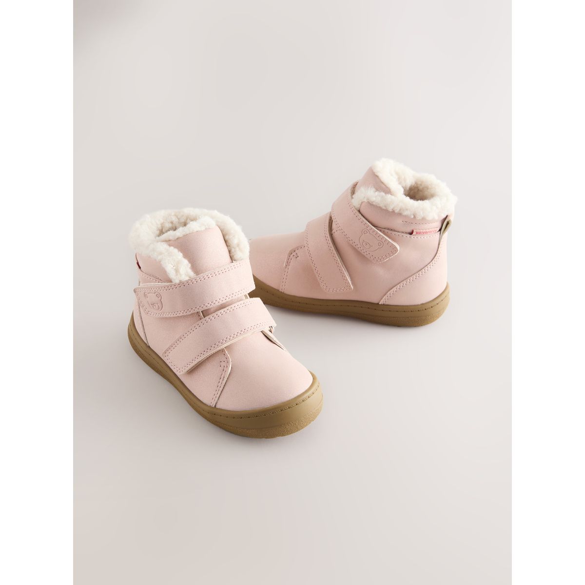 Bottines imperméables à scratch rose, NEXT