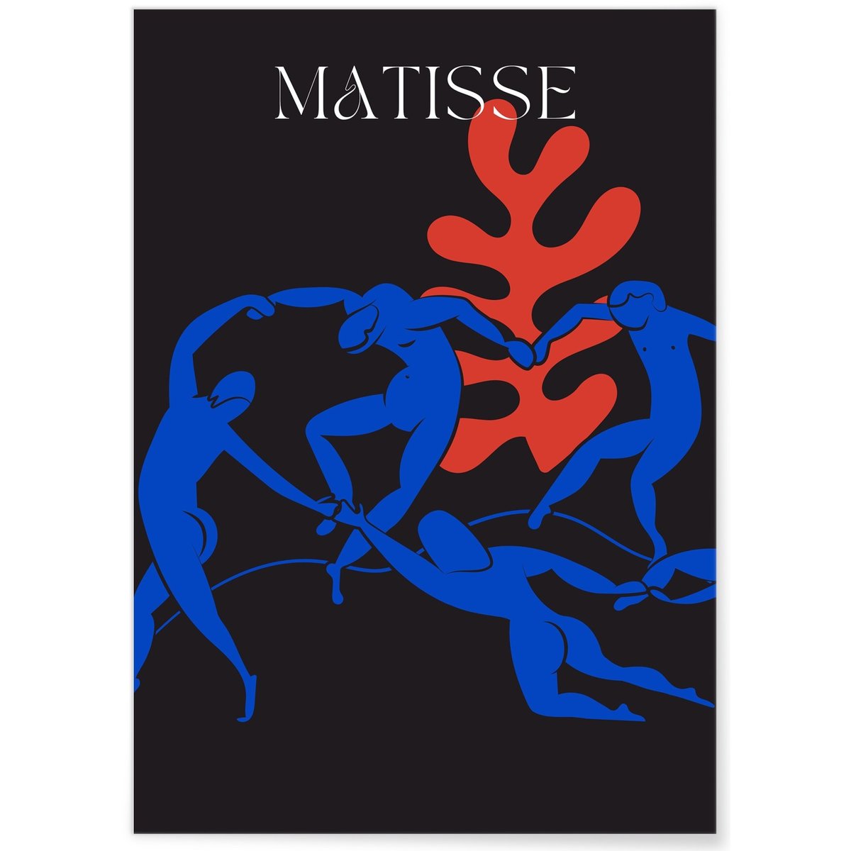 Affiche Matisse 'La Danse' – Art moderne et minimaliste blanc, L'AFFICHERIE