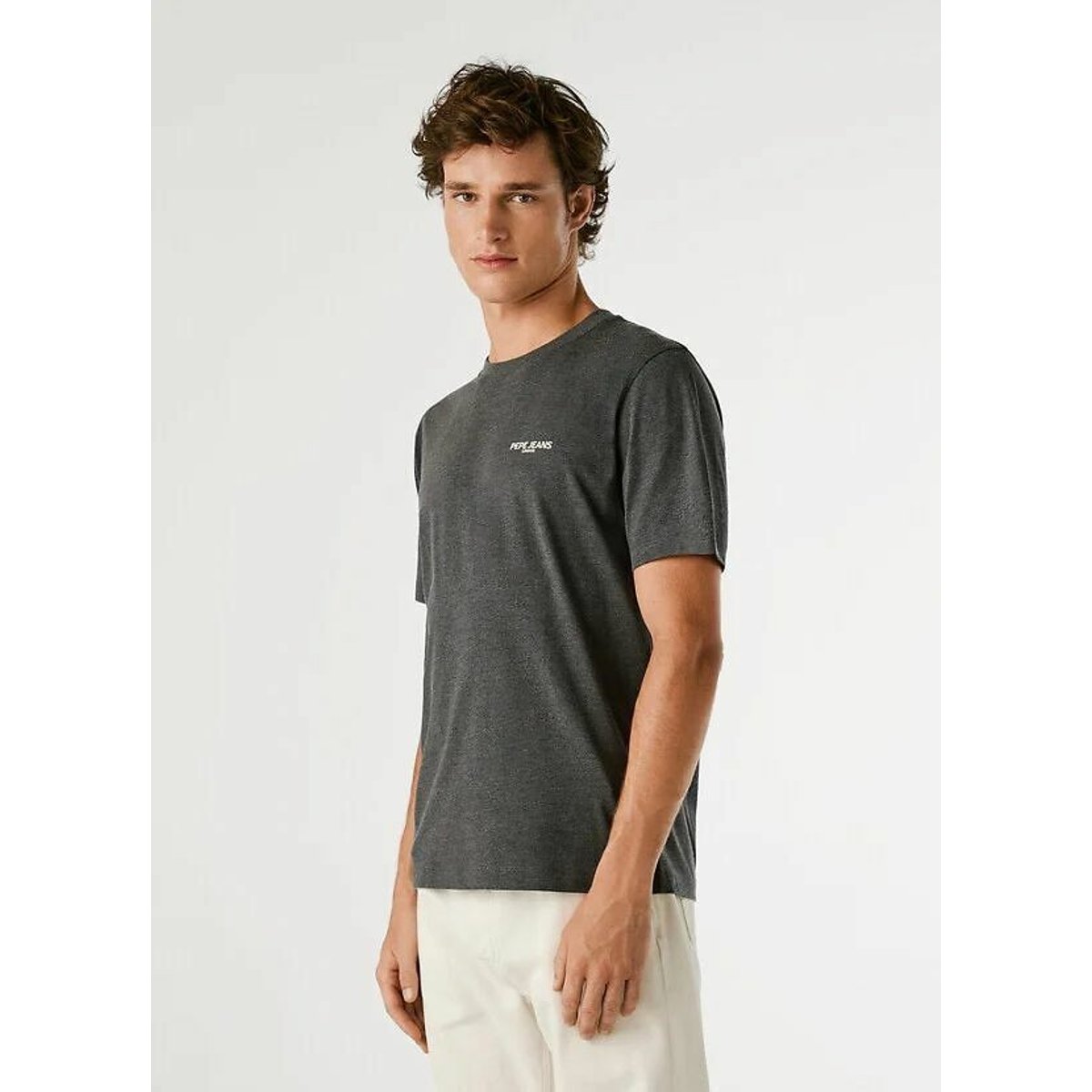 Todd Short-Sleeve T-Shirt charcoal, PEPE JEANS