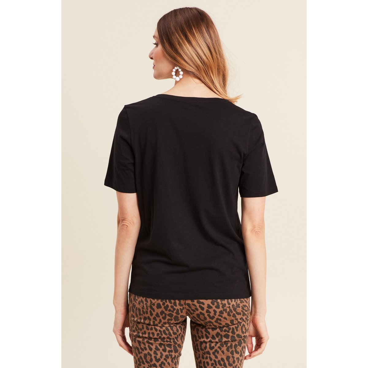 T-shirt manches courtes noir, BREAL