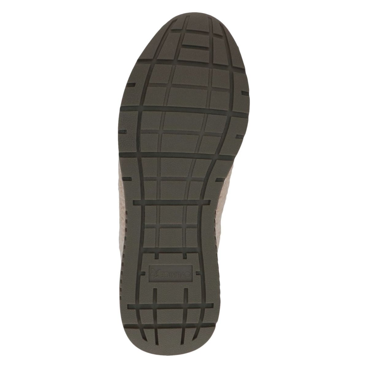 Basket en cuir vert pâle combiné, CAPRICE