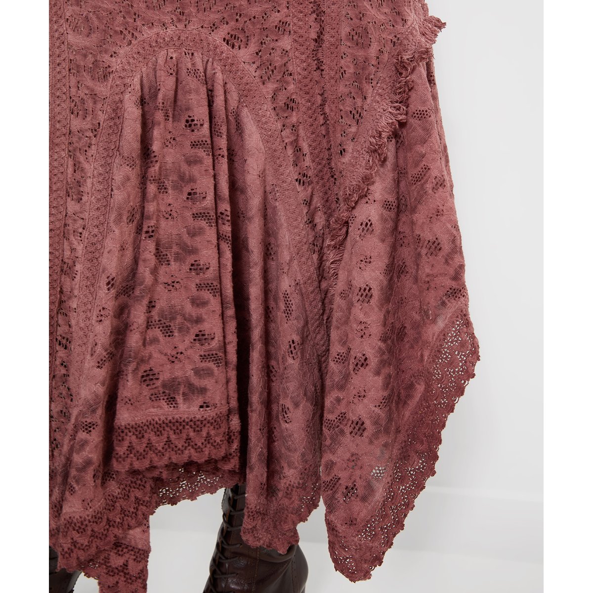 Jupe Longue en Dentelle Premium Boutique rose, JOE BROWNS