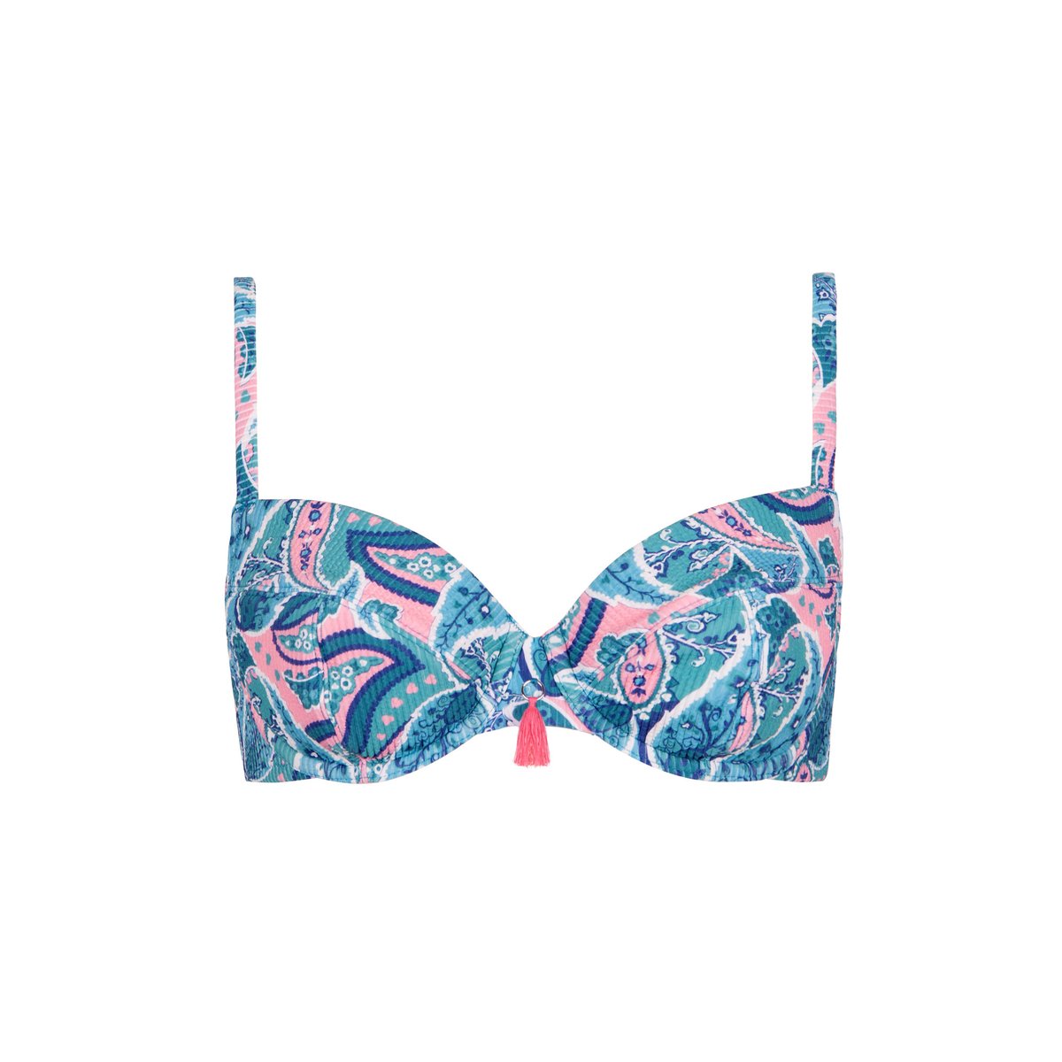 Haut maillot de bain armaturé Kavala bleu, LISCA