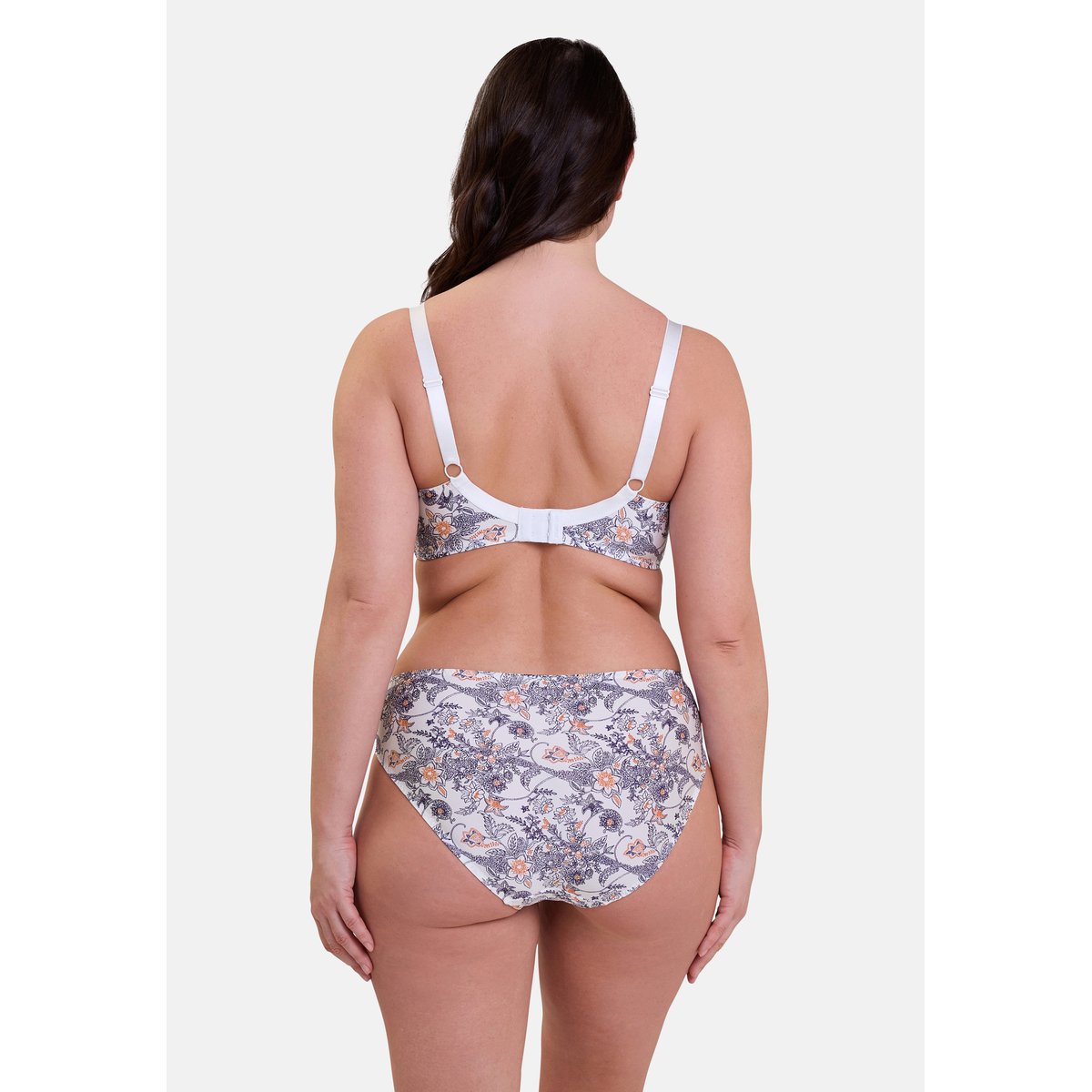 Soutien-gorge emboîtant Complice imprimé paisley mûre & mandarine, SANS COMPLEXE