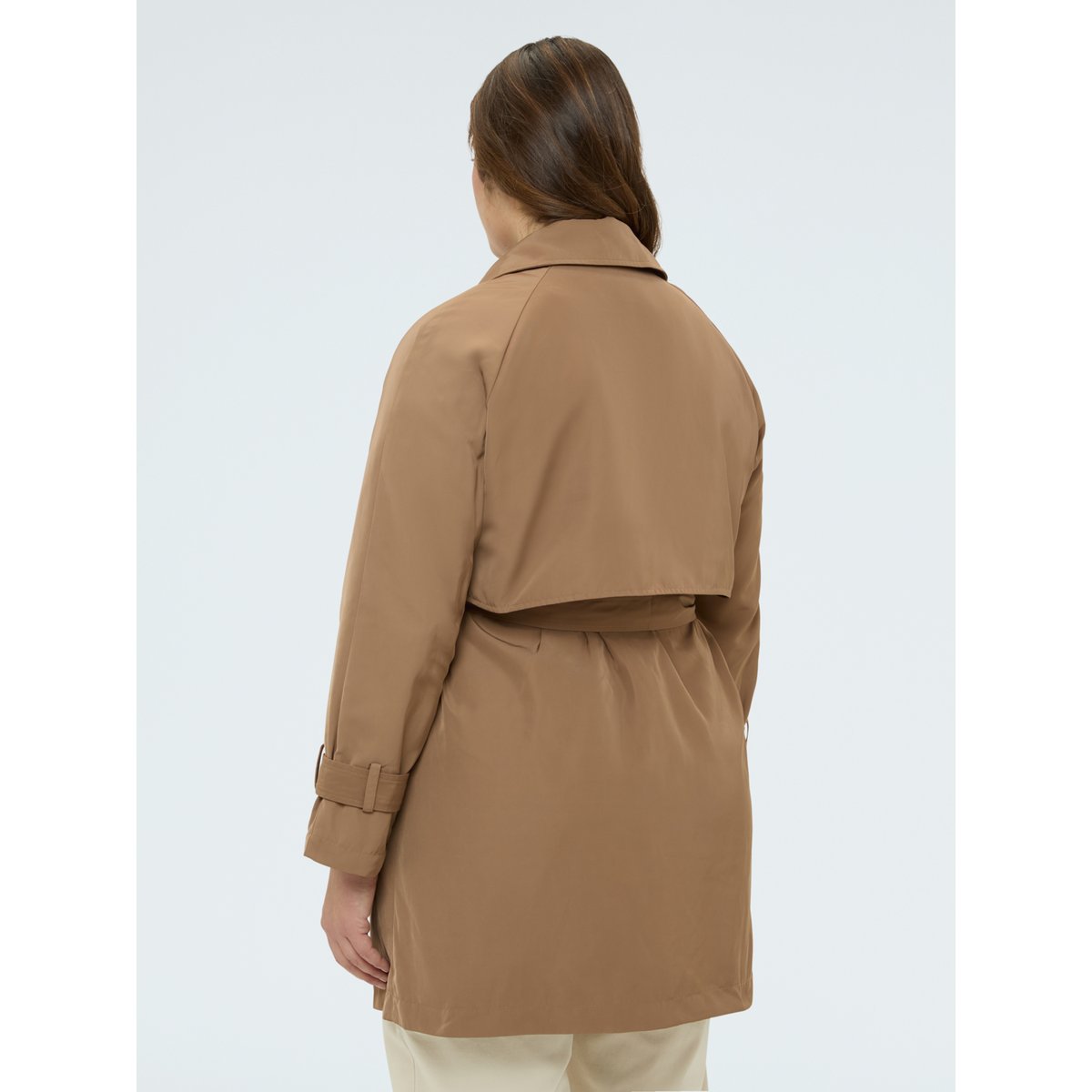 Trench avec ceinture marron, FIORELLA RUBINO