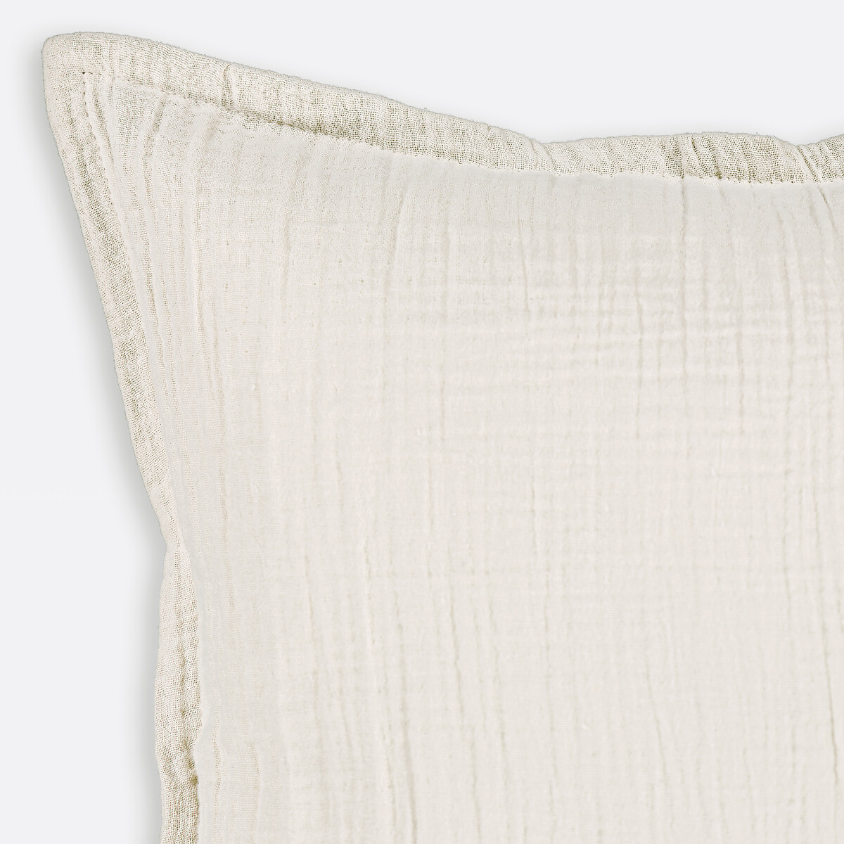 Kumla Cotton Muslin Cushion Cover natural, LA REDOUTE INTERIEURS